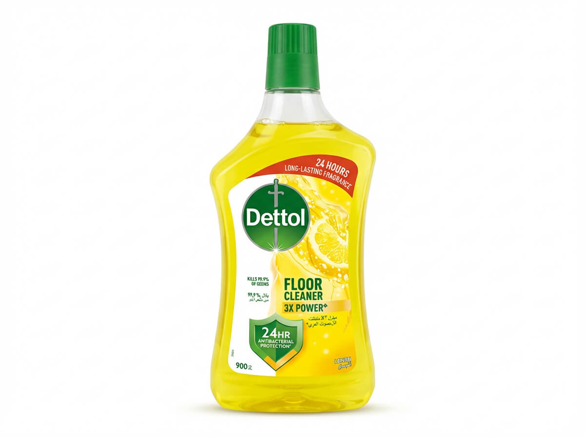 Dettol Antibacterial Floor Cleaner 3X Power Lemon
