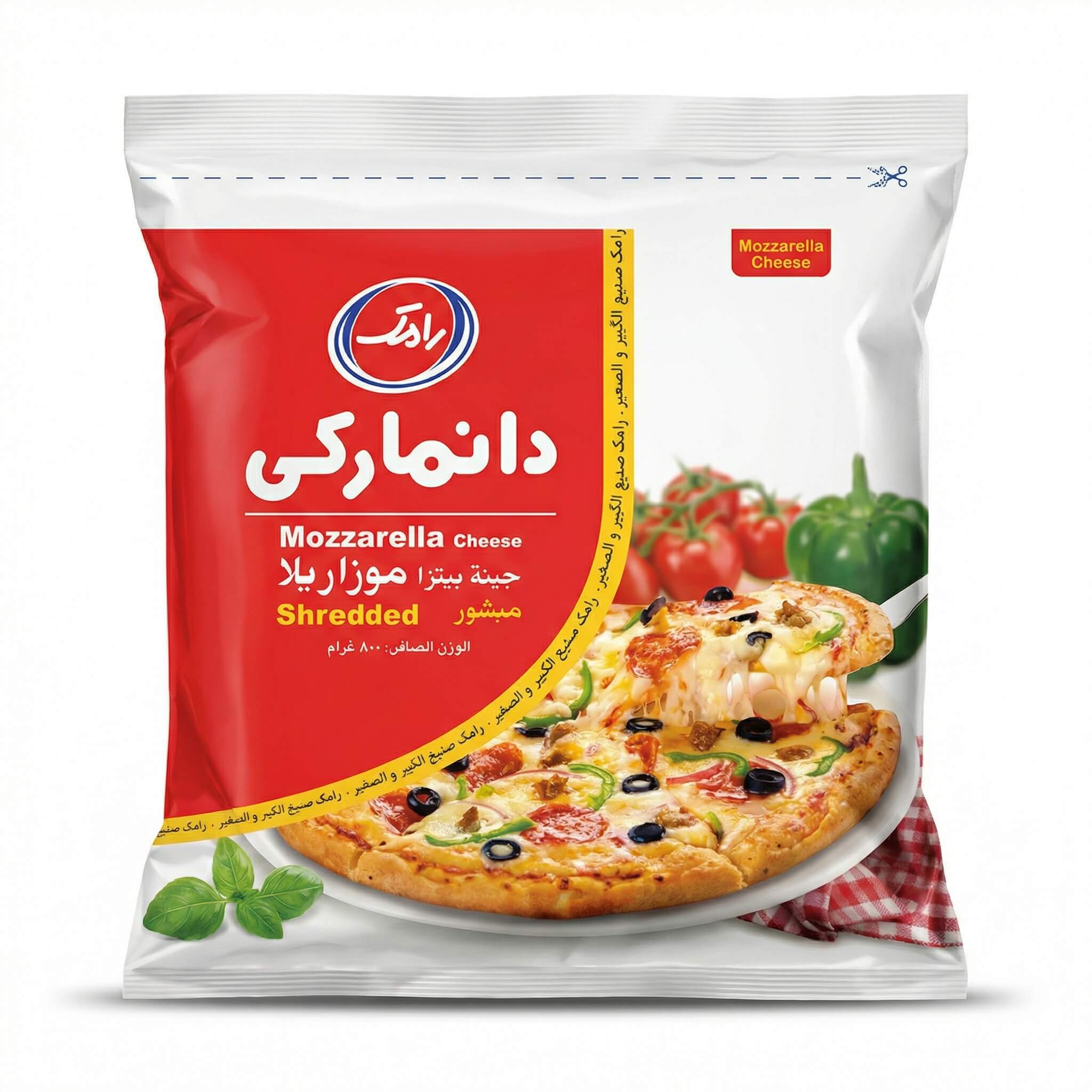 Ramak Shredded Mozzarella Pizza Cheese