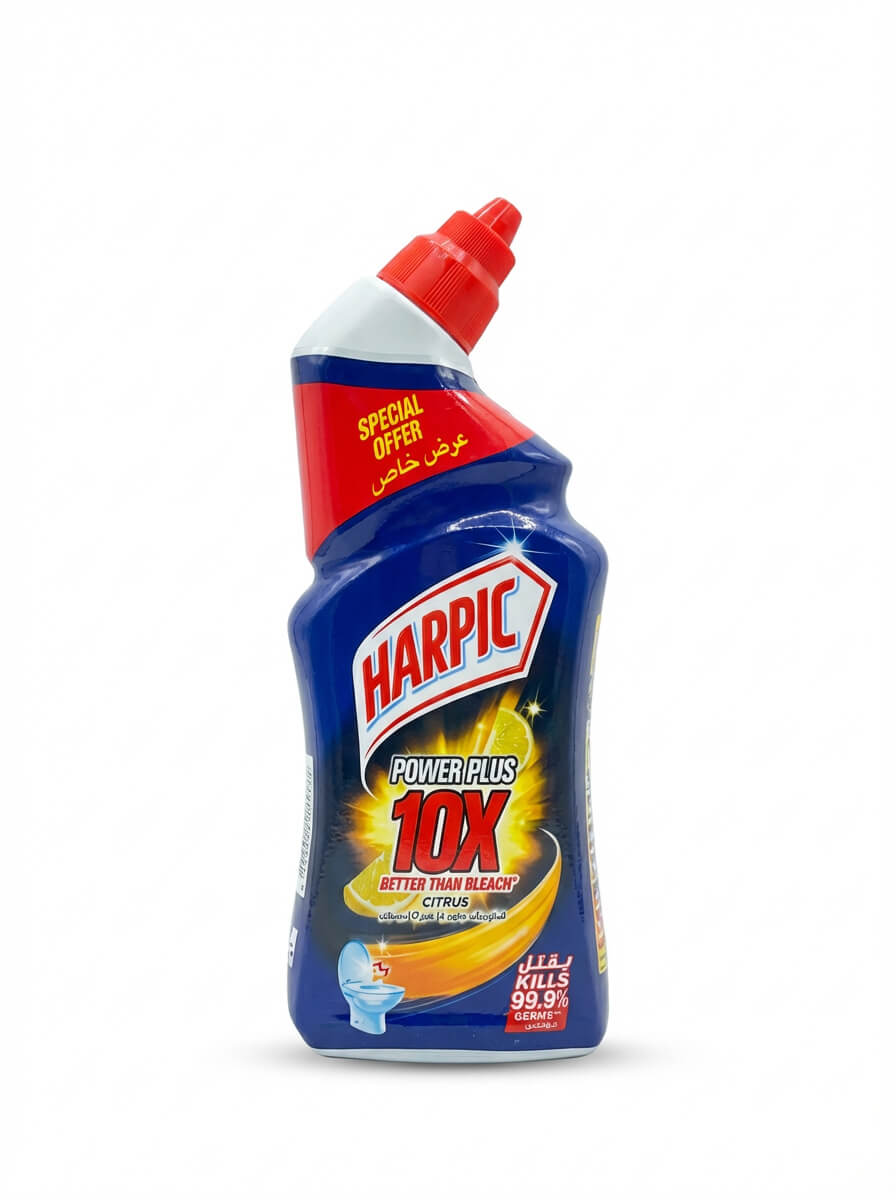 Harpic Power Plus 10X Better Than Bleach Citrus Toilet Cleaner