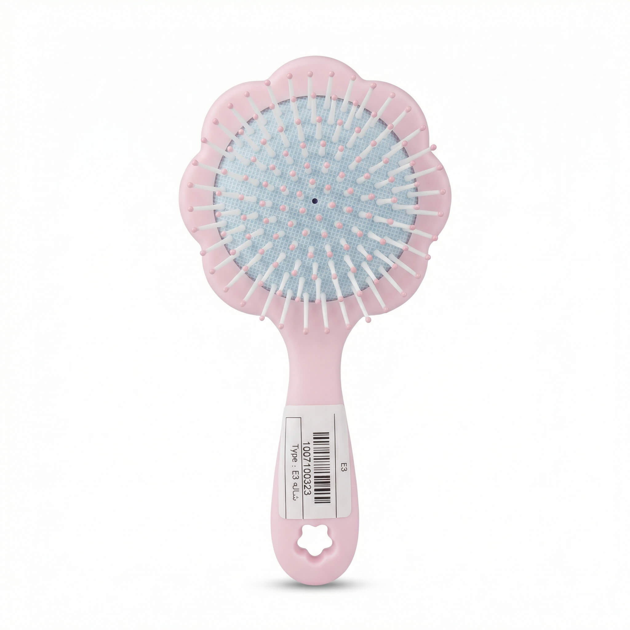 Pink Flower Shaped Hair Brush