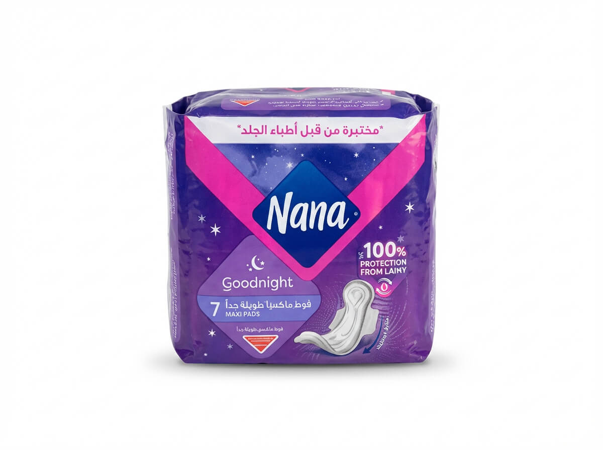Nana Goodnight Thick Extra Long Maxi Pad 7 Count