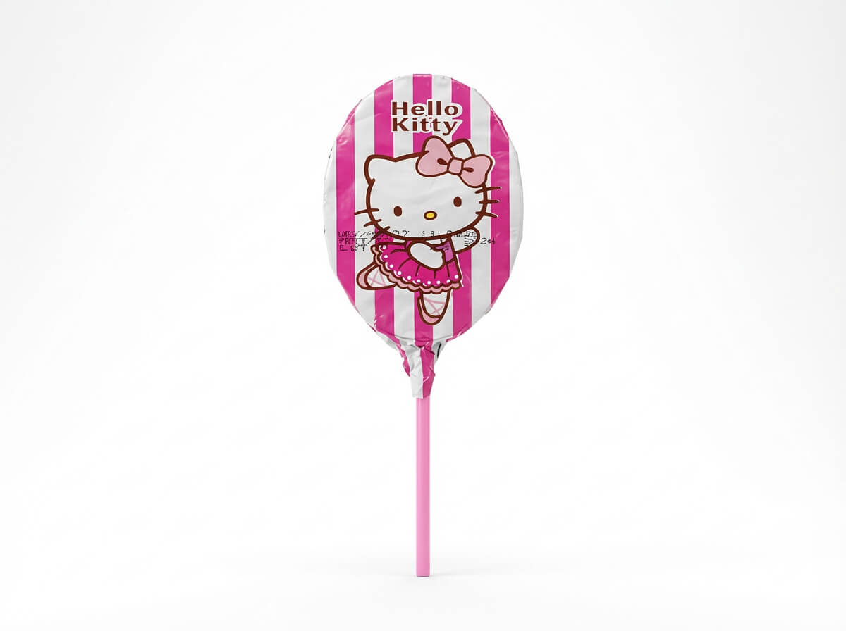 Hello Kitty Milk Compound Lollipop Chocolate