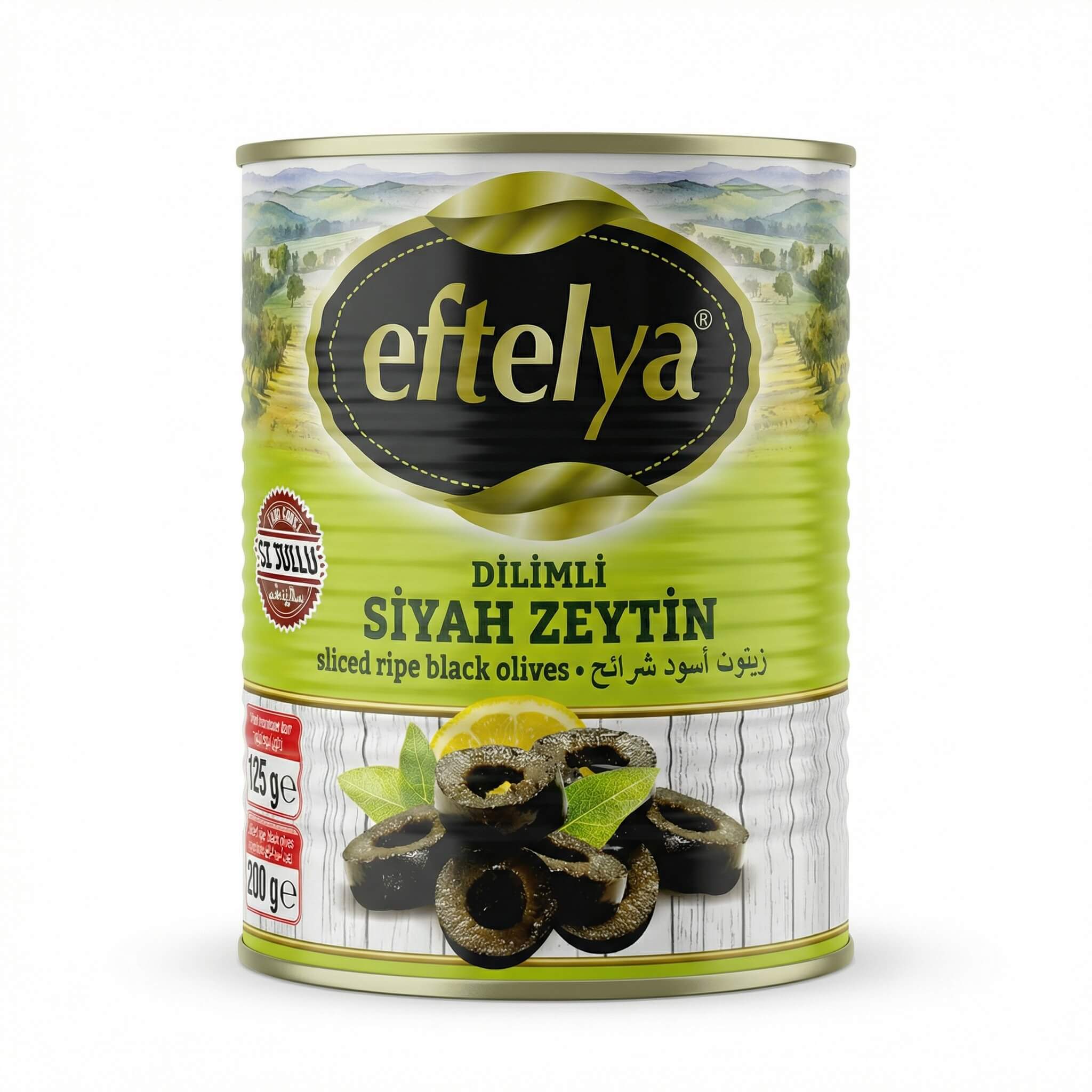 Eftelya Sliced Ripe Black Olives