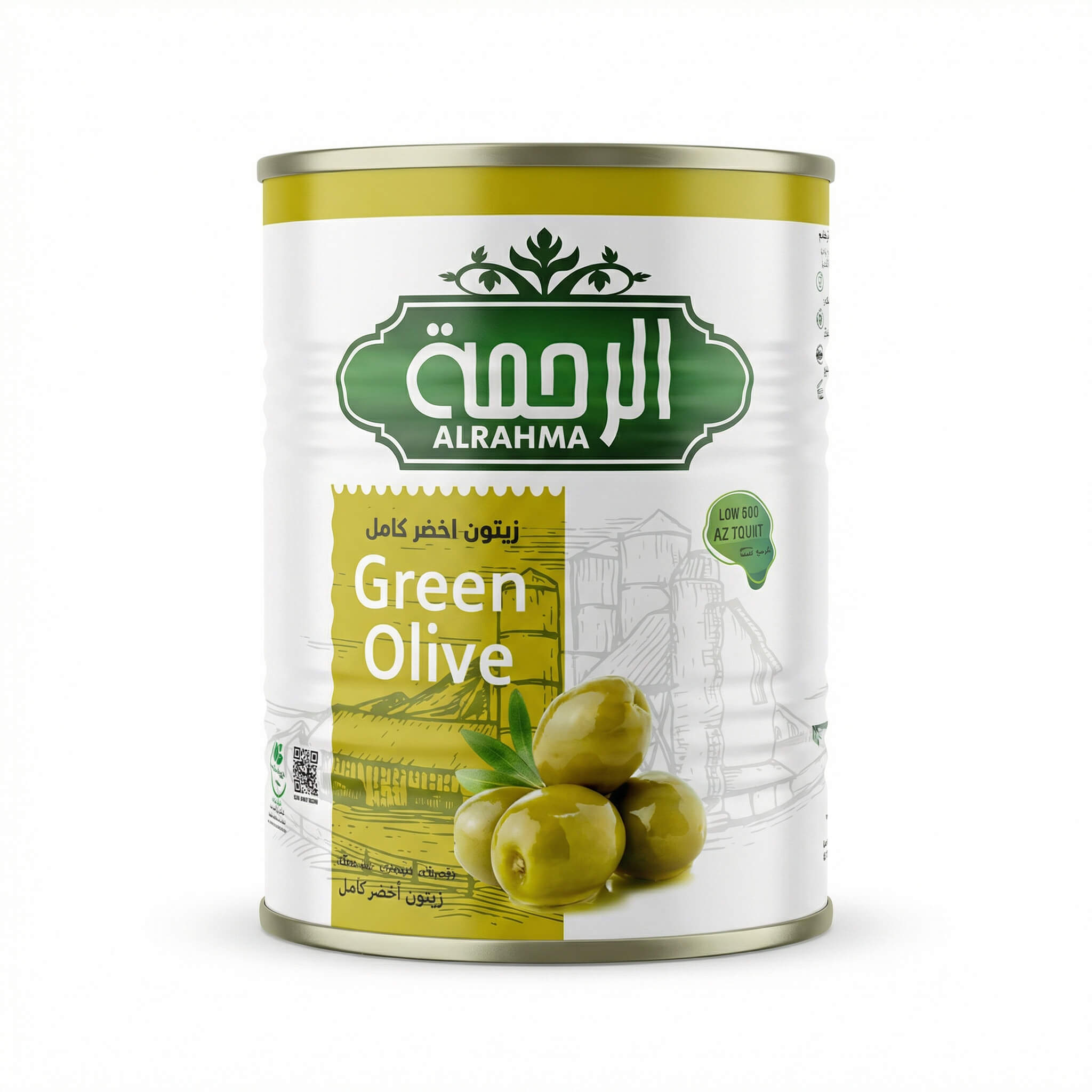 Alrahma Green Olives Whole