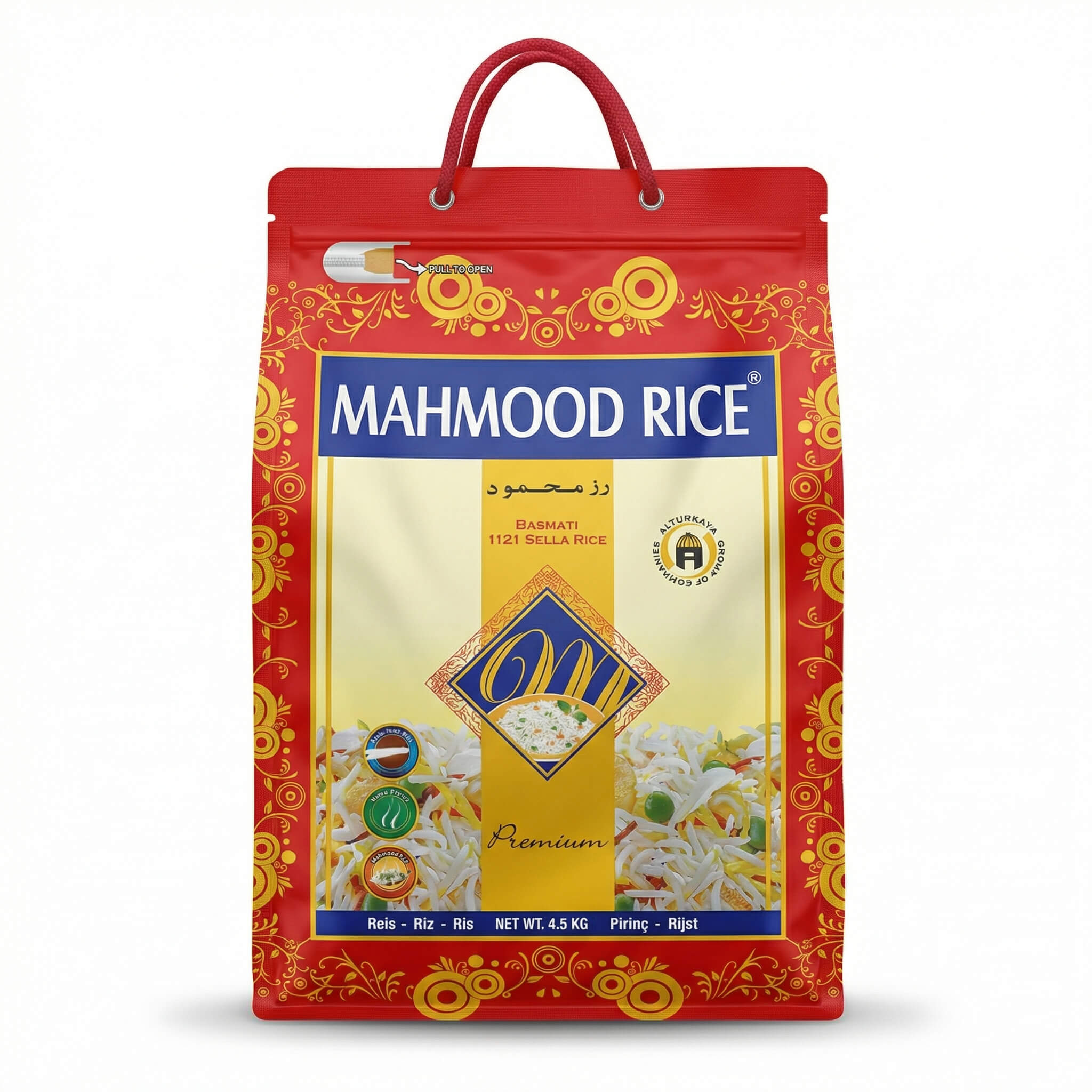 Mahmood Basmati 1121 Sella Rice 4.5kg