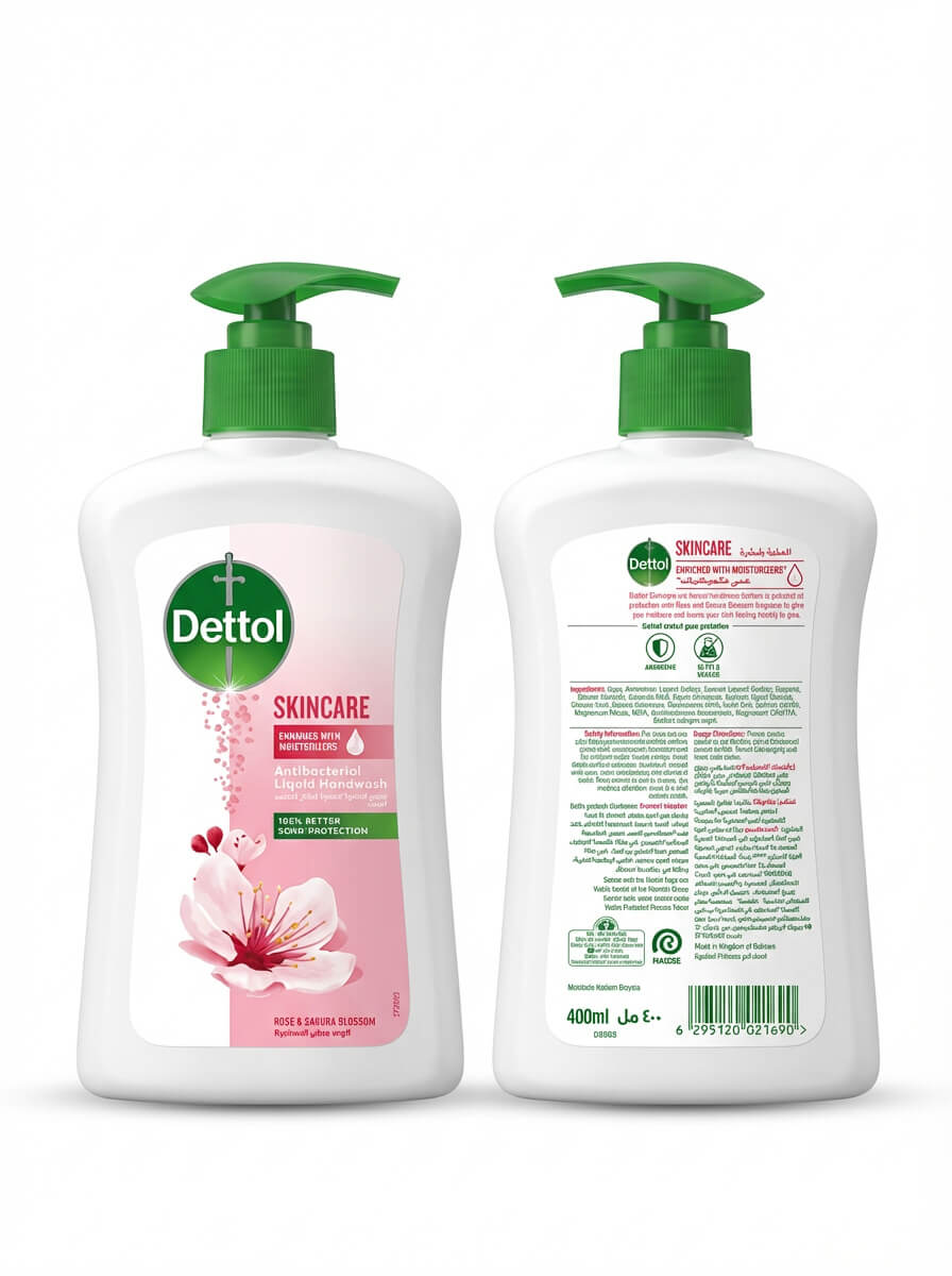 Dettol Skincare Antibacterial Liquid Handwash Rose & Sakura Blossom
