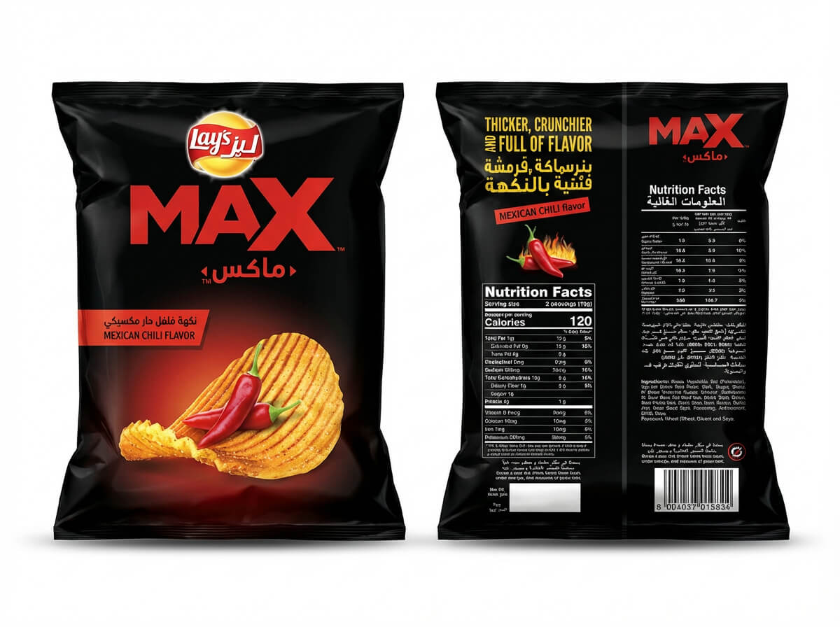 Lay's Max Mexican Chili Flavor Potato Chips