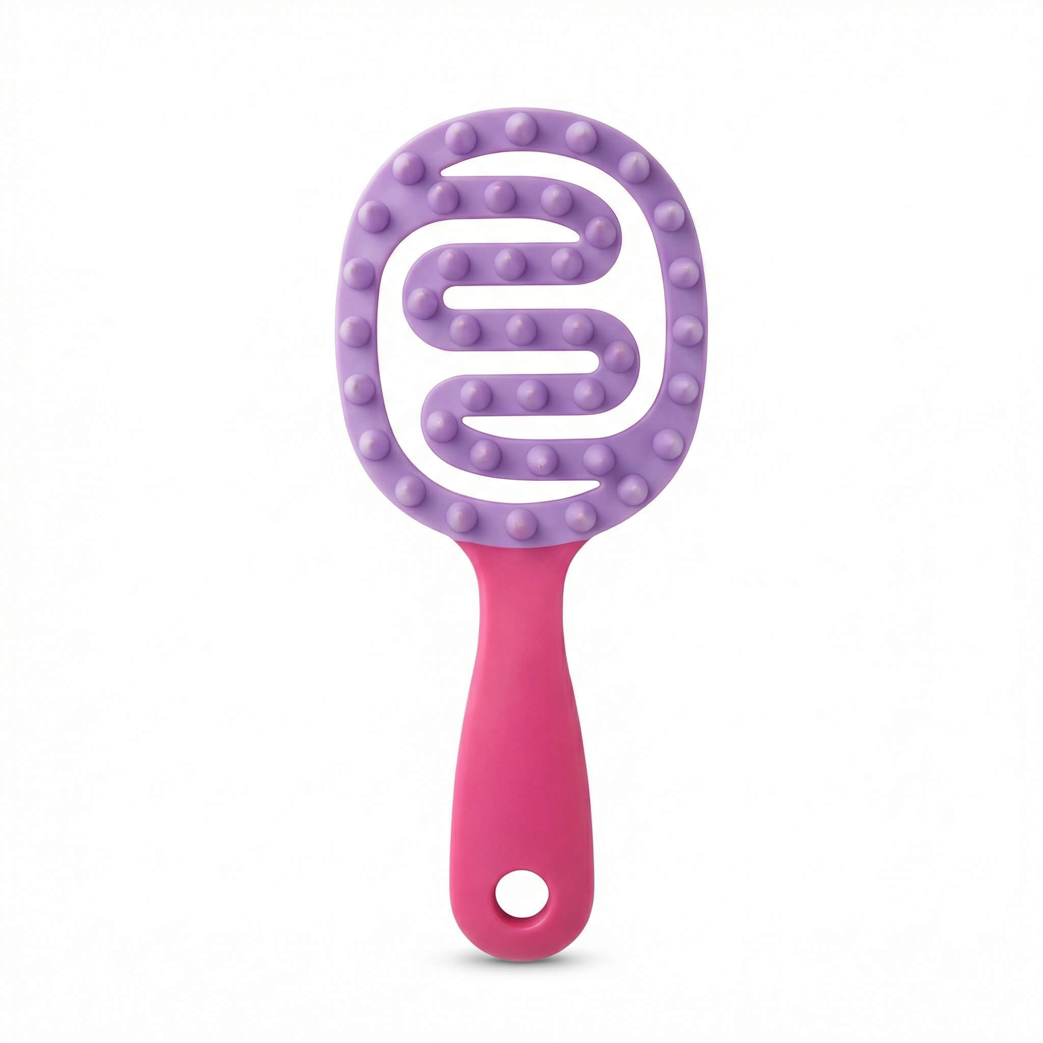 Vented Hair Detangling Brush - Pink and Purple