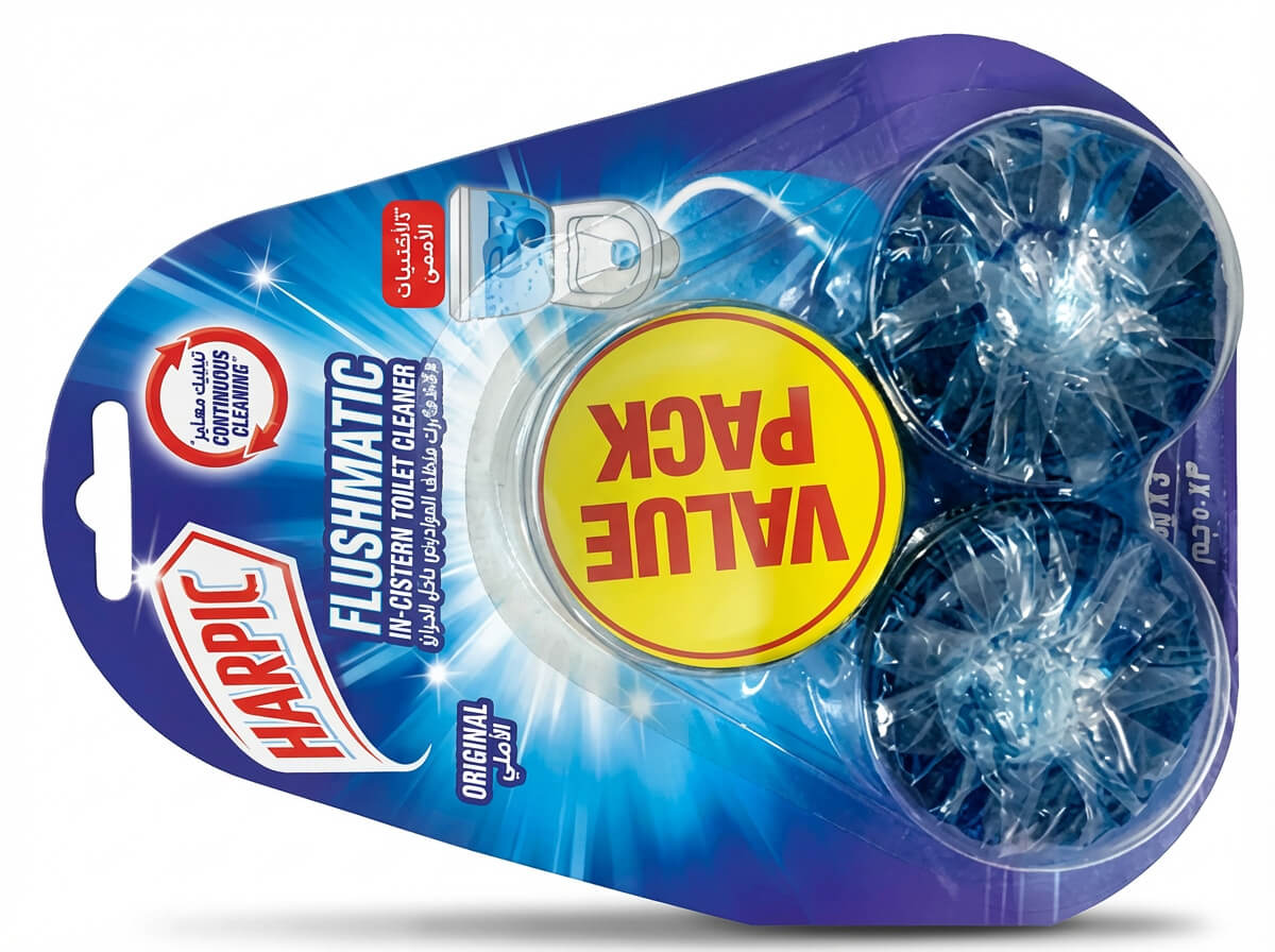 Harpic Flushmatic In-Cistern Toilet Cleaner Original Value Pack
