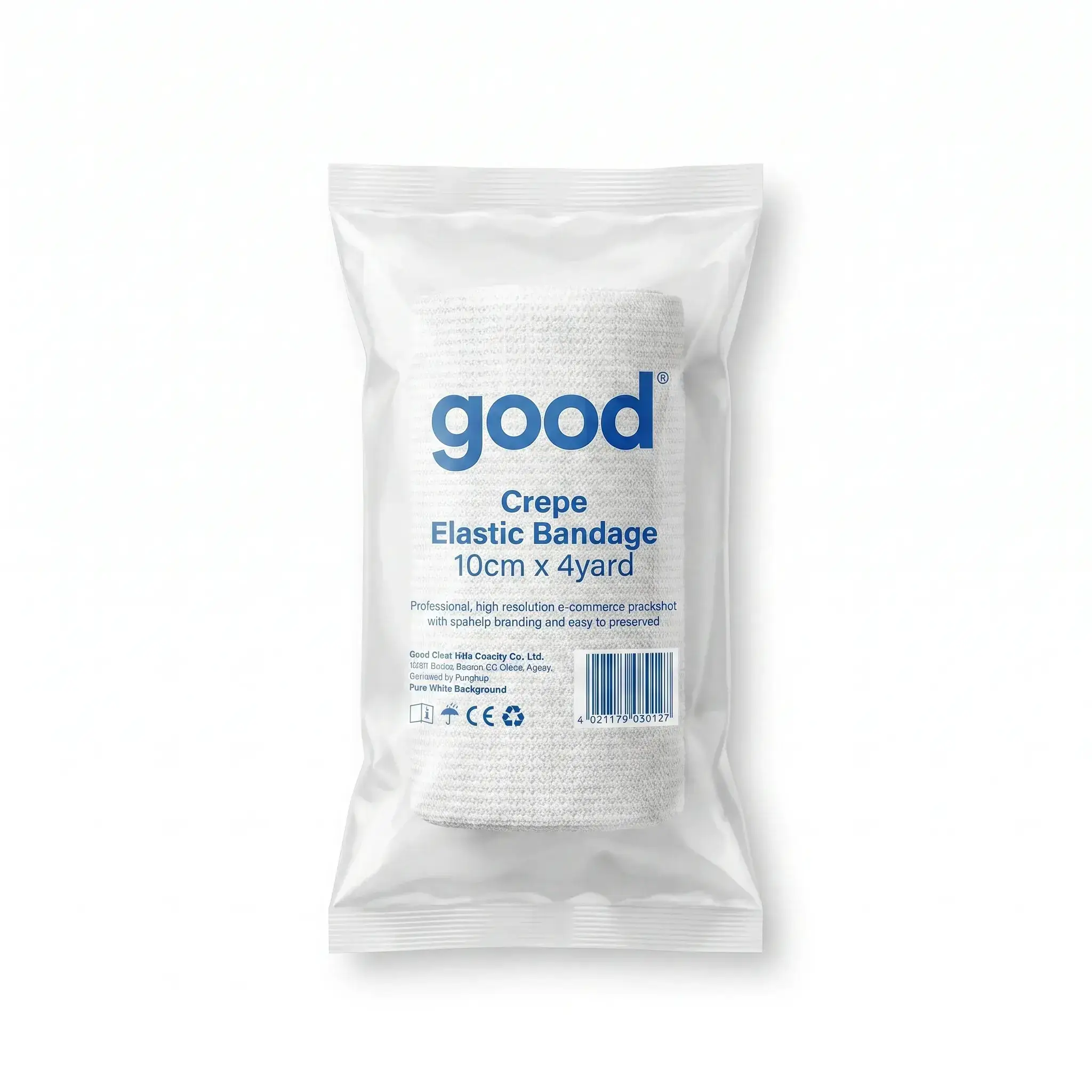 Good Crepe Elastic Bandage 10cm x 4yard