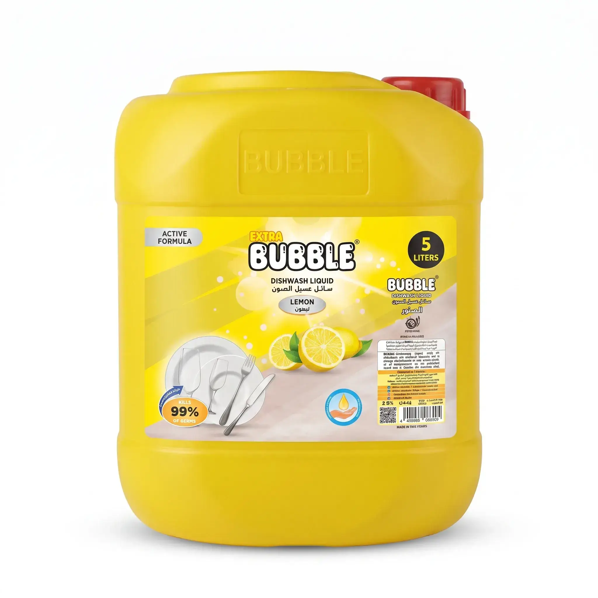 Bubble Dishwash Liquid Lemon