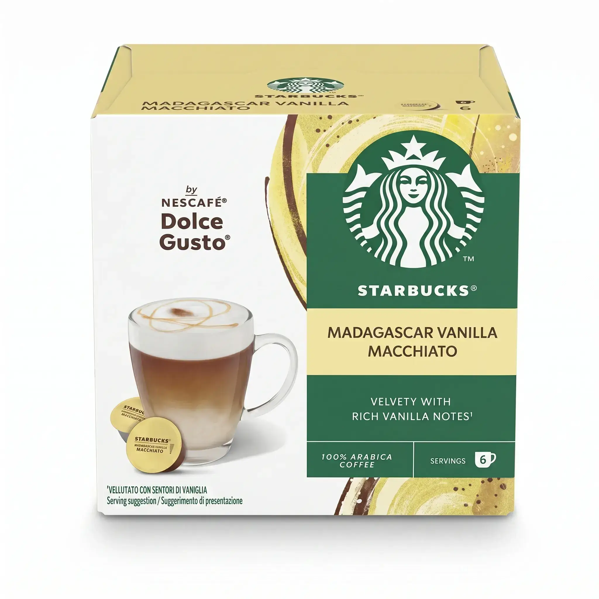Starbucks Madagascar Vanilla Macchiato Coffee Pods