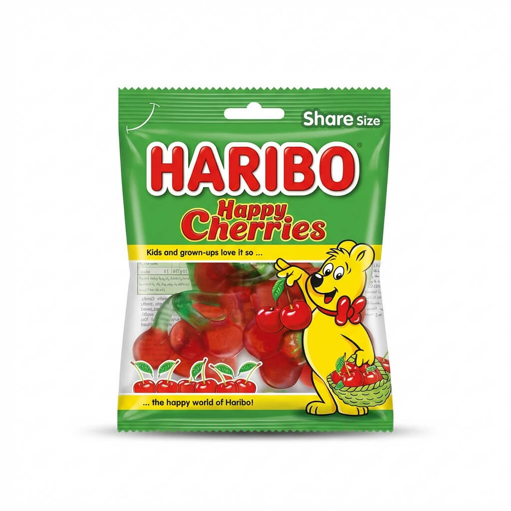 Haribo Happy Cherries Fruit Flavor Jelly Candy