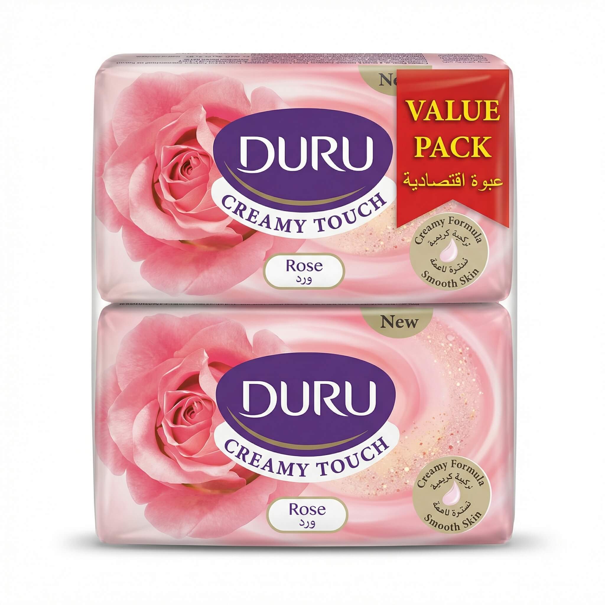 Duru Creamy Touch Rose Soap Value Pack