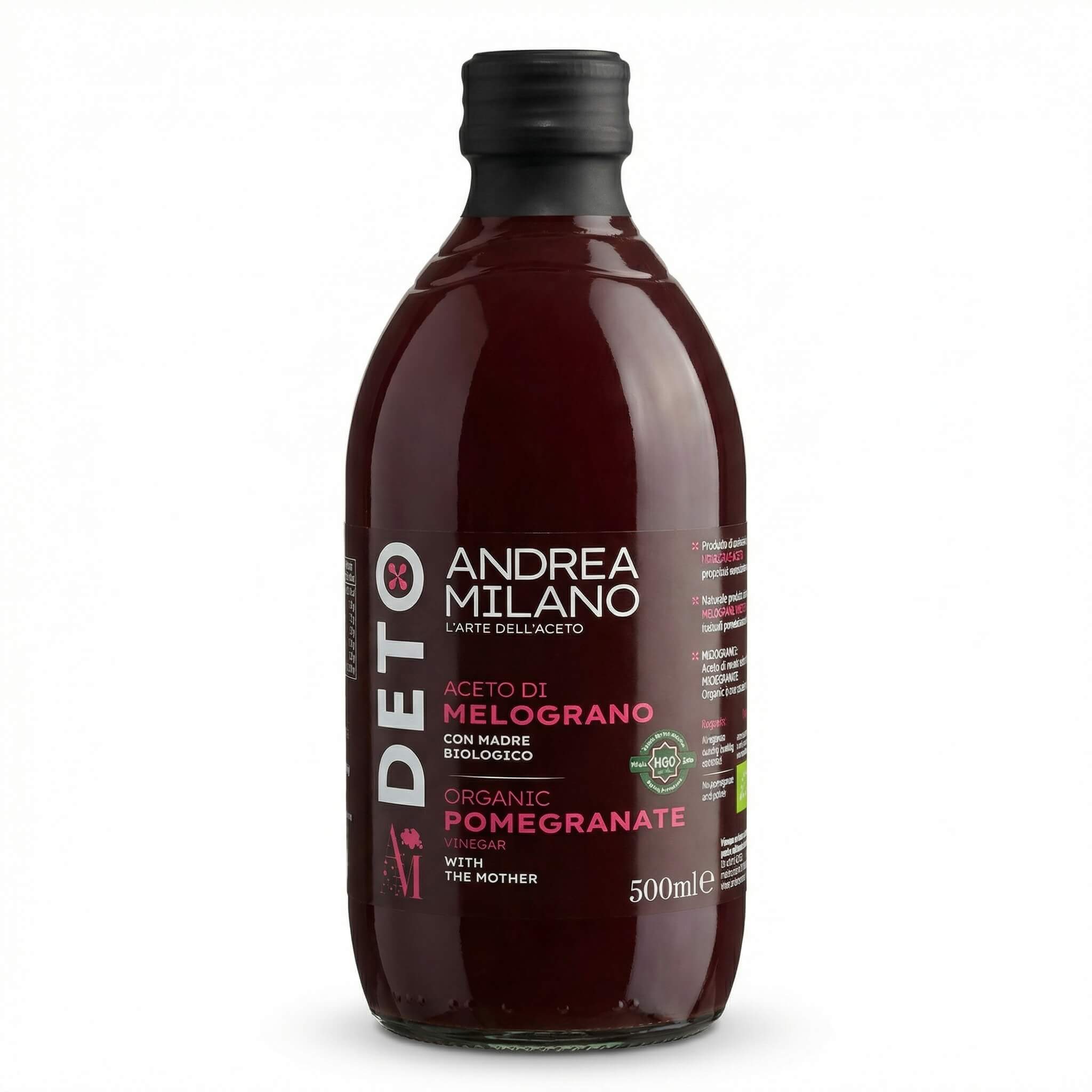 Andrea Milano Deto Organic Pomegranate Vinegar with the Mother