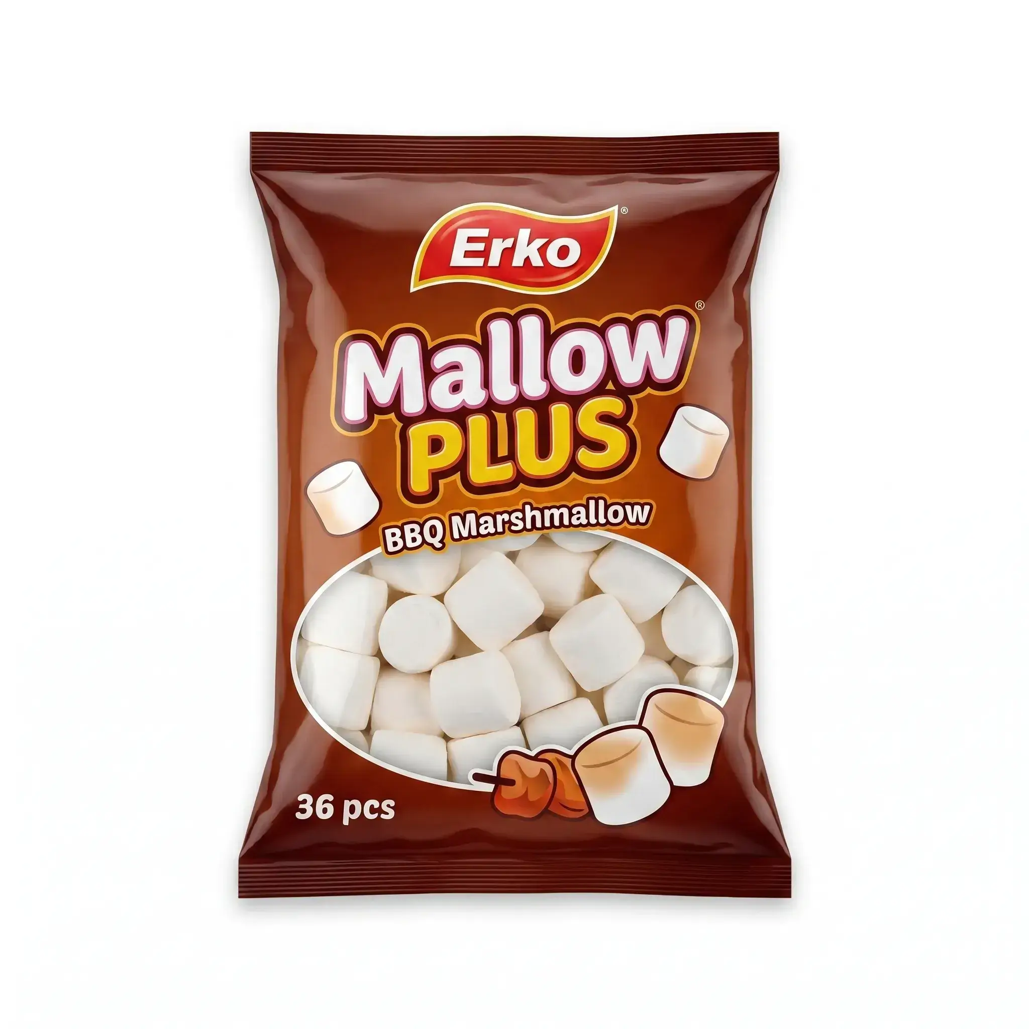 Erko Mallow Plus BBQ Marshmallow (36 pcs)