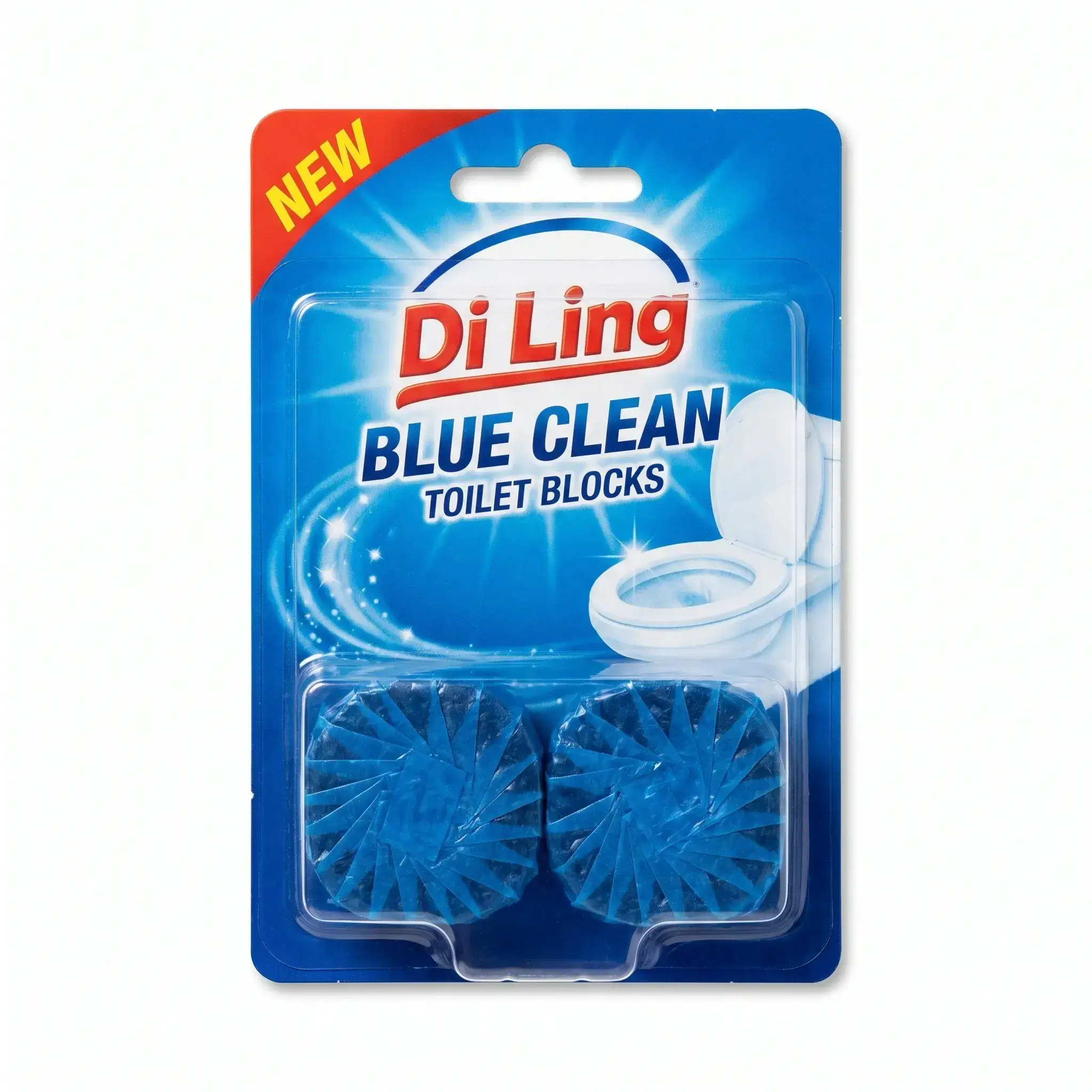 Di Ling Blue Clean Toilet Blocks