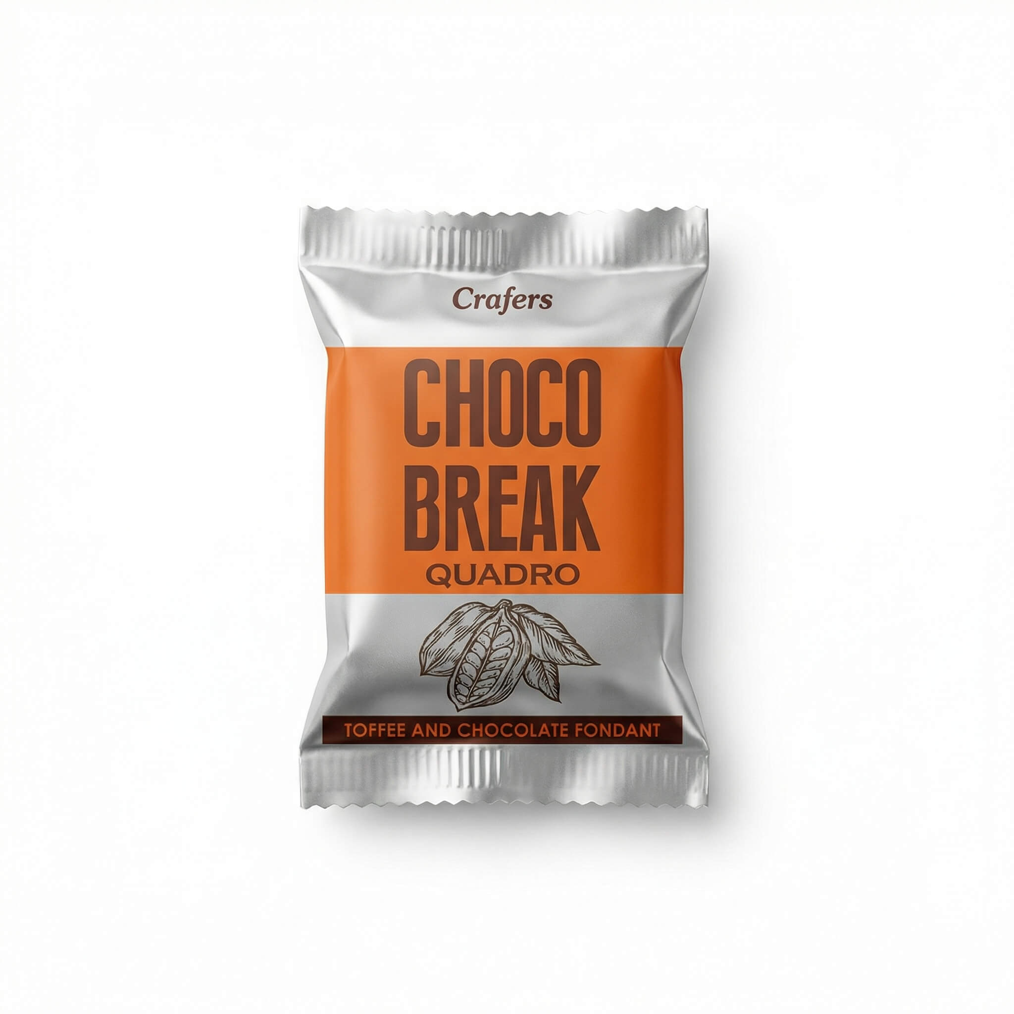 Crafers Choco Break Quadro Toffee and Chocolate Fondant