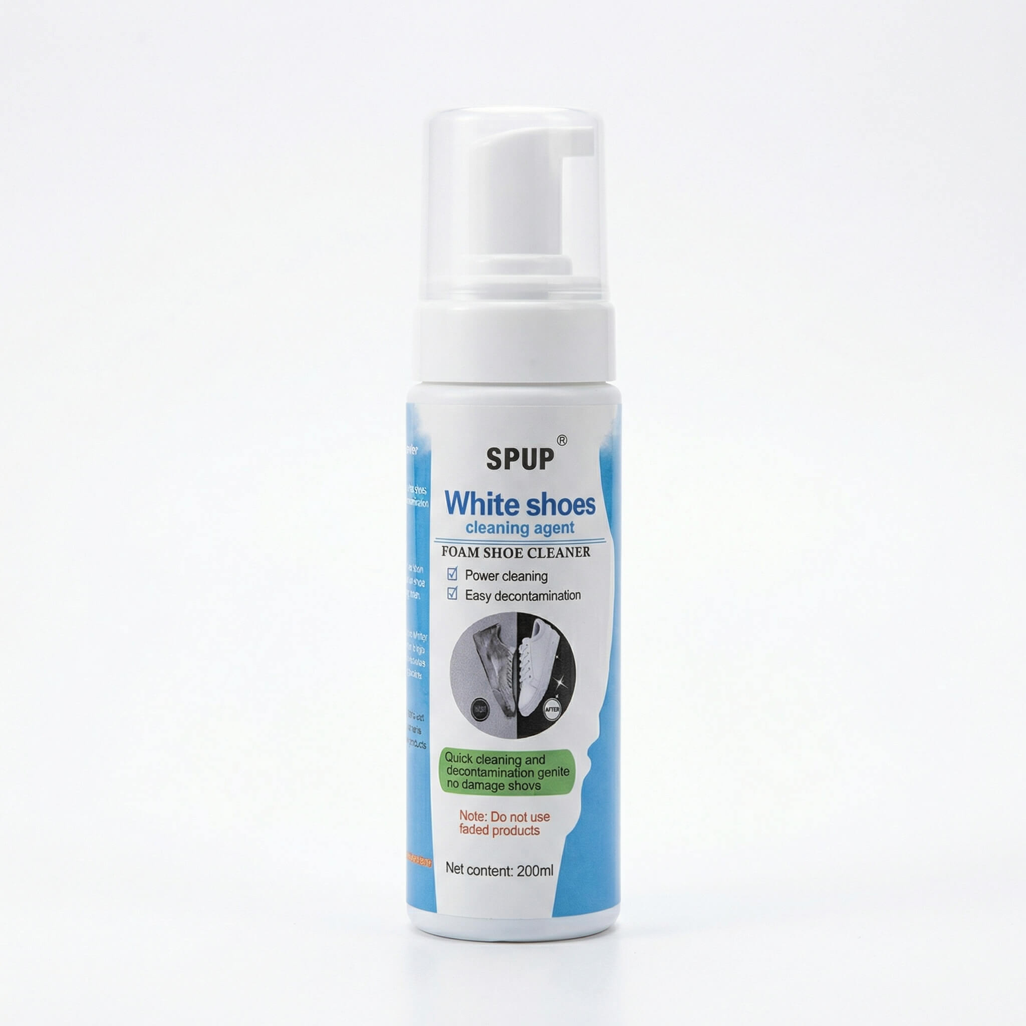 SPUP White Shoes Cleaning Agent Foam Shoe Cleaner