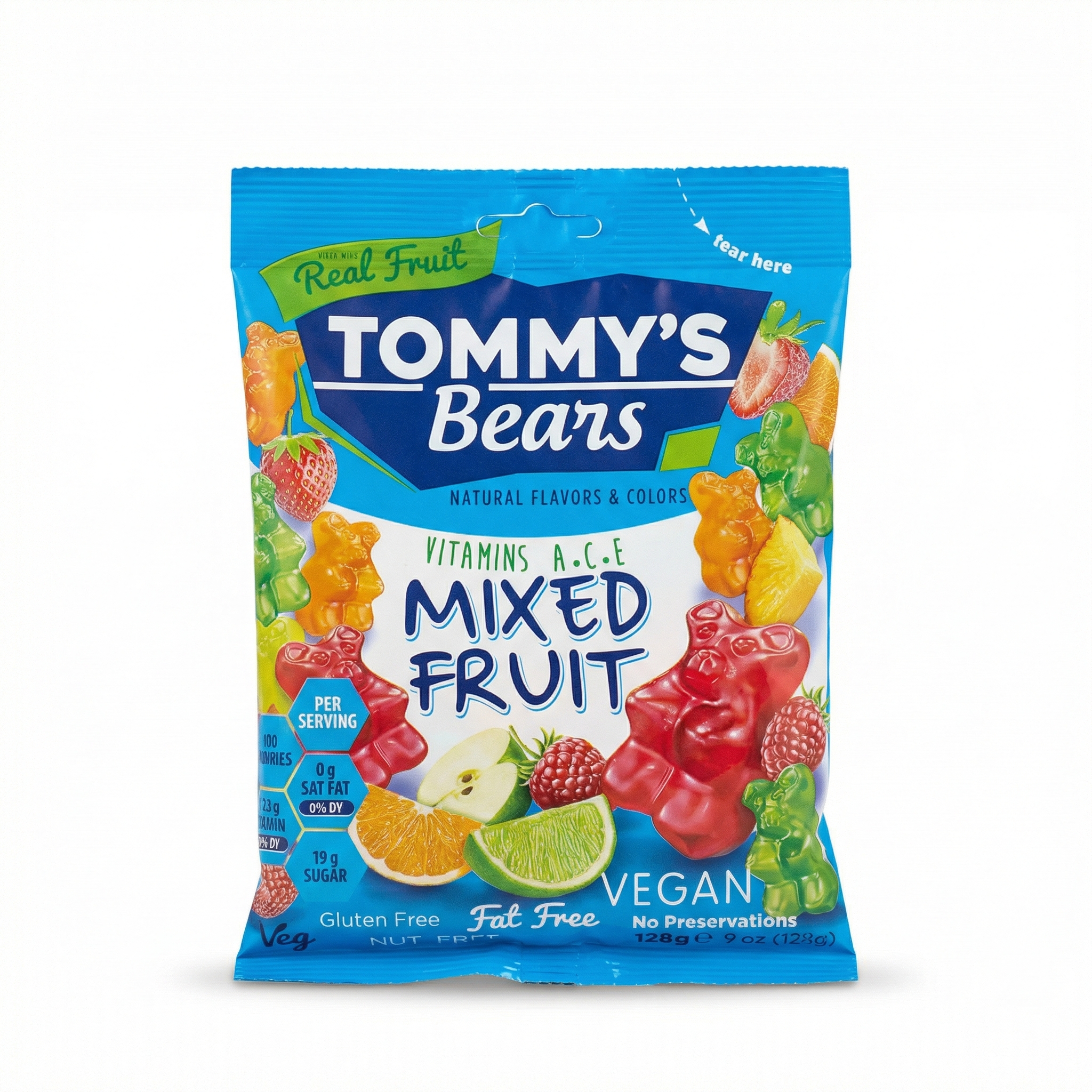 Tommy's Bears Mixed Fruit Gummy Candy