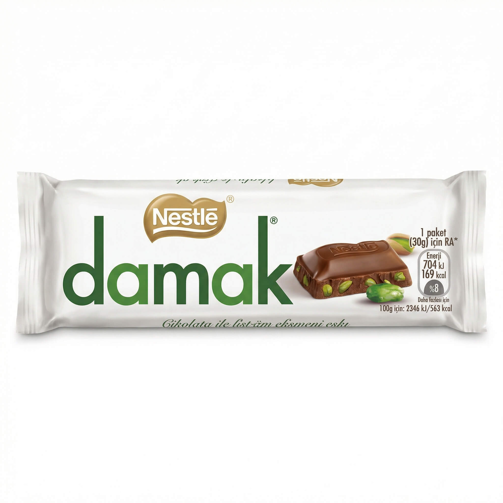 Nestle Damak Milk Chocolate with Pistachio