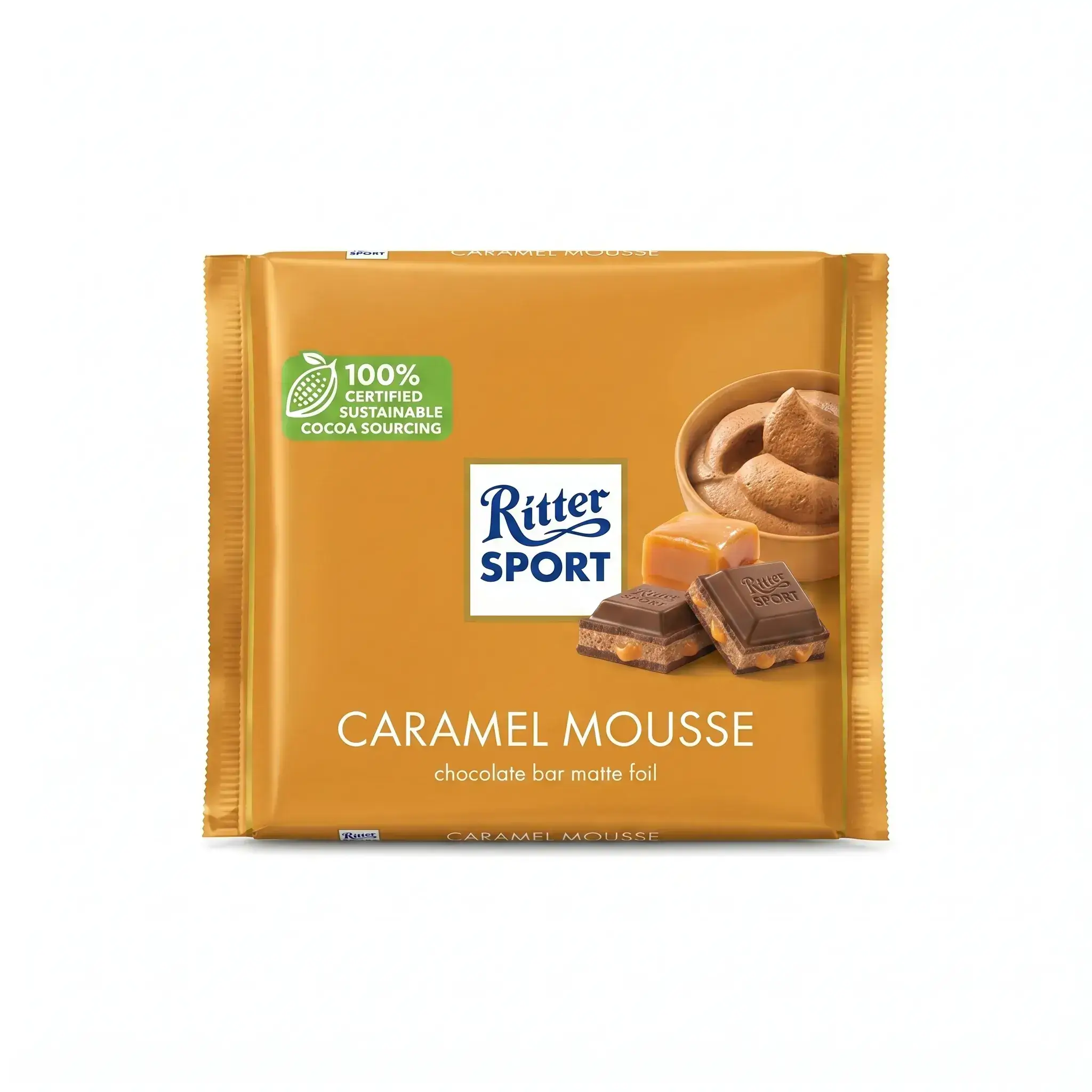 Ritter Sport Caramel Mousse Chocolate Bar