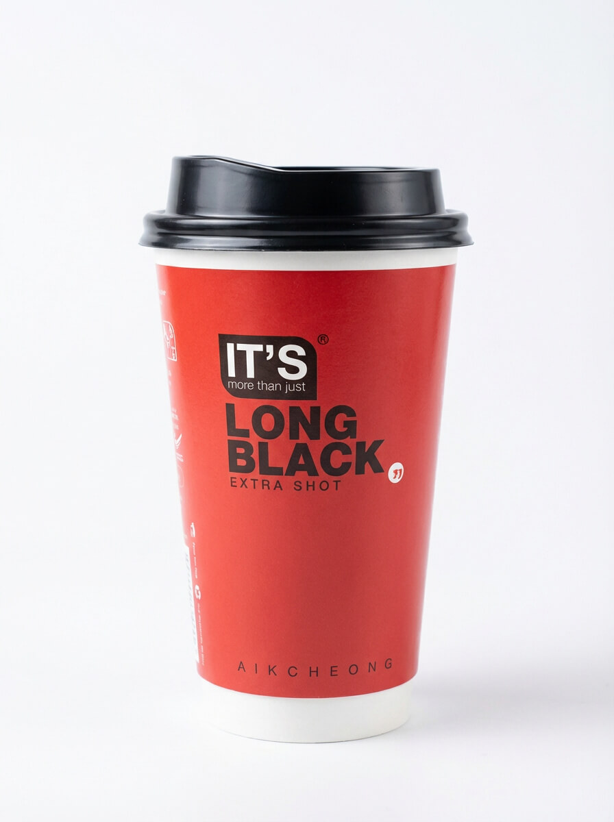 Aik Cheong IT'S Long Black Extra Shot Coffee Cup