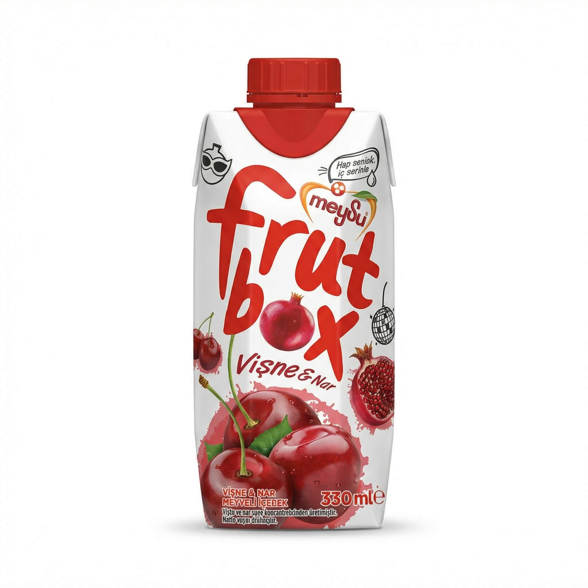 Meysu Frutbox Sour Cherry & Pomegranate Juice Drink