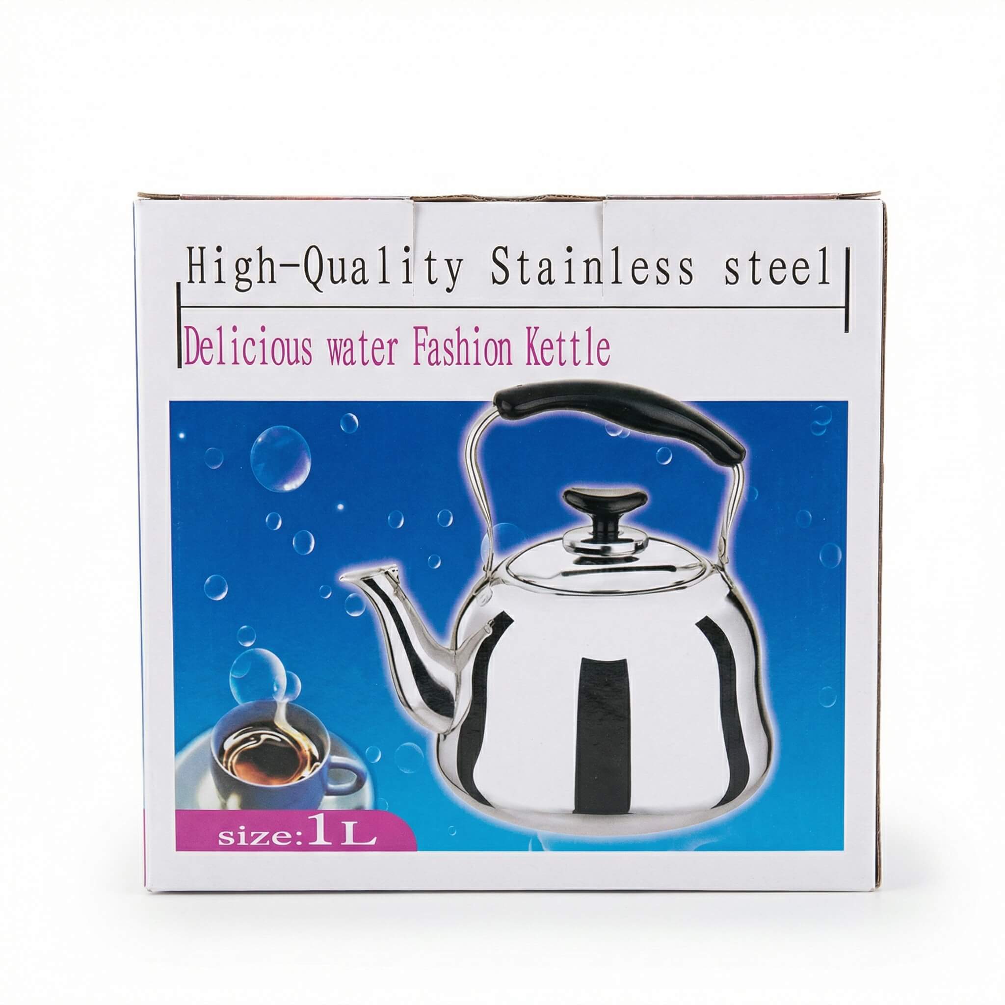 High-Quality Stainless Steel Fashion Kettle - 1L