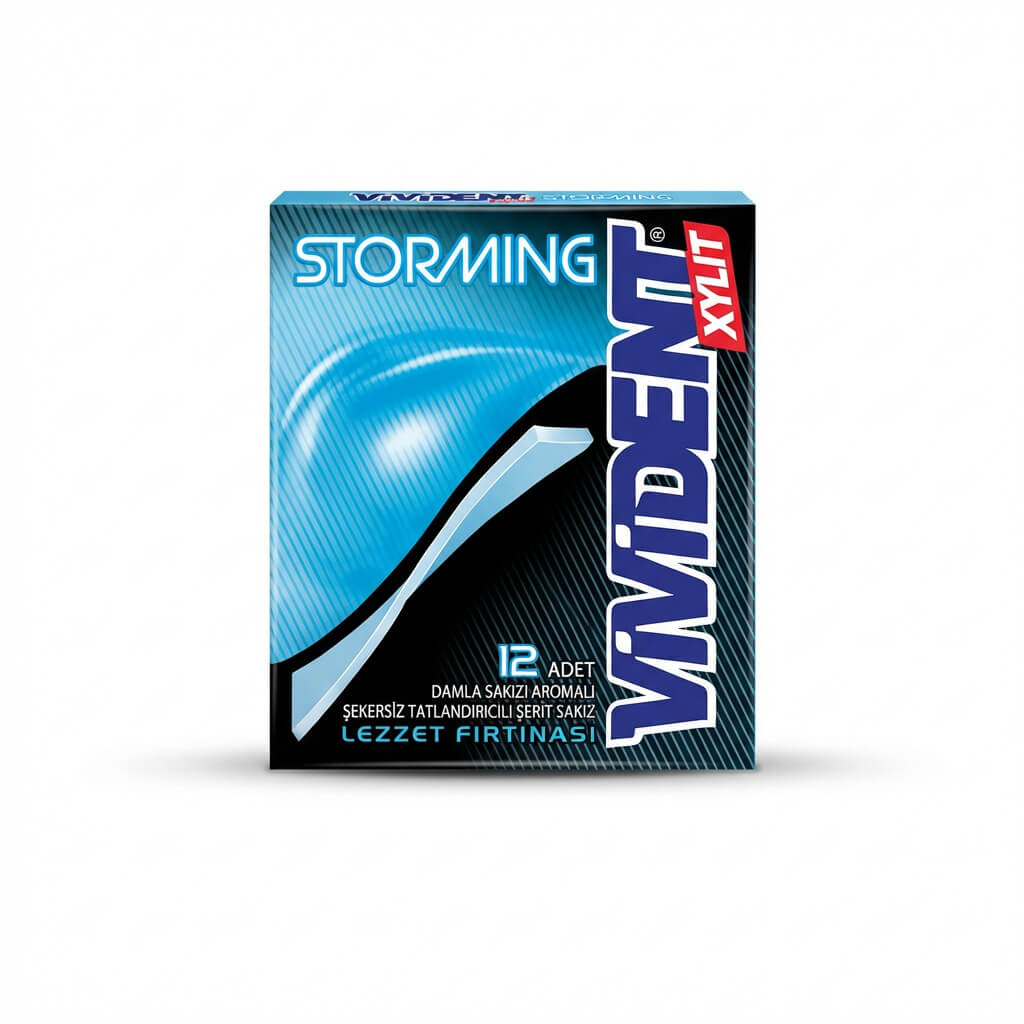 Vivident Xylit Storming Mastic Flavor Sugar-Free Gum