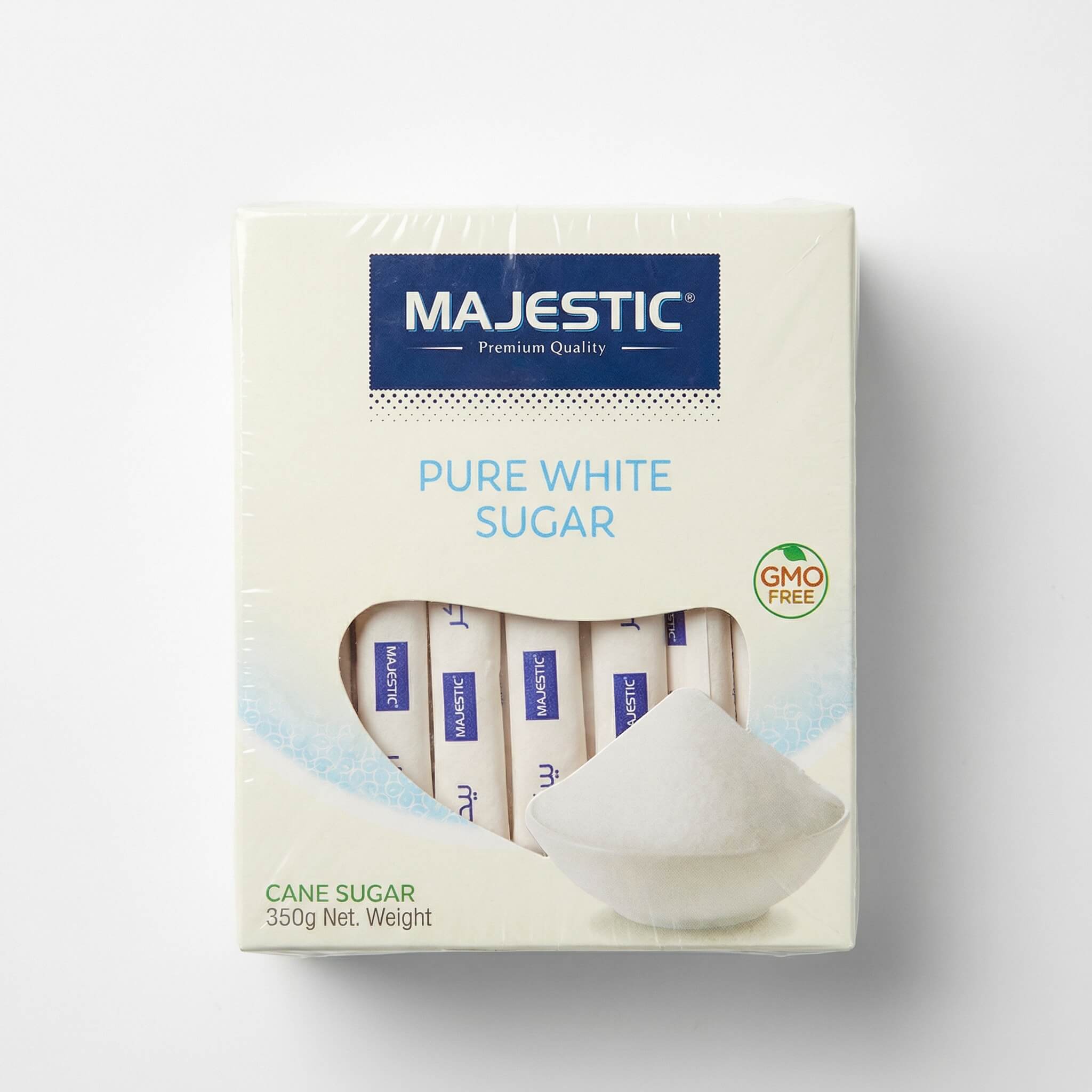Majestic Pure White Cane Sugar Sticks