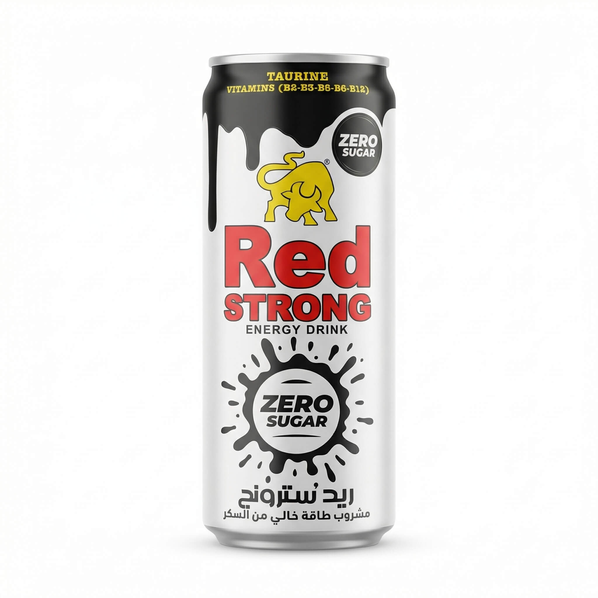 Red Strong Zero Sugar Energy Drink
