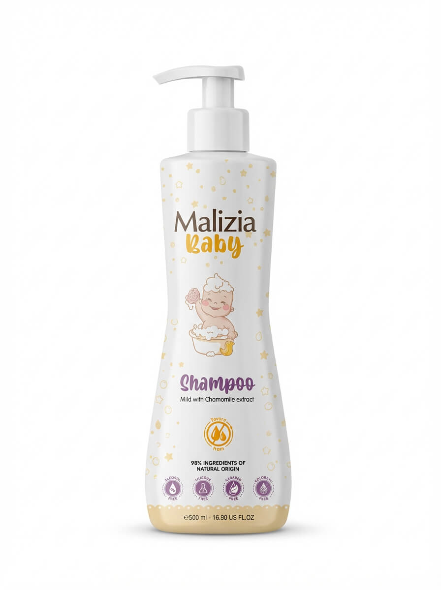 Malizia Baby Shampoo with Chamomile Extract