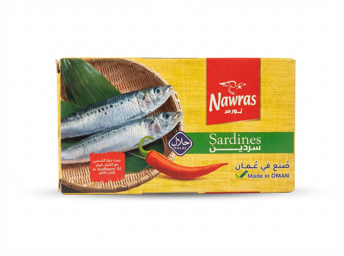 Nawras Sardines in Sunflower Oil with Chili