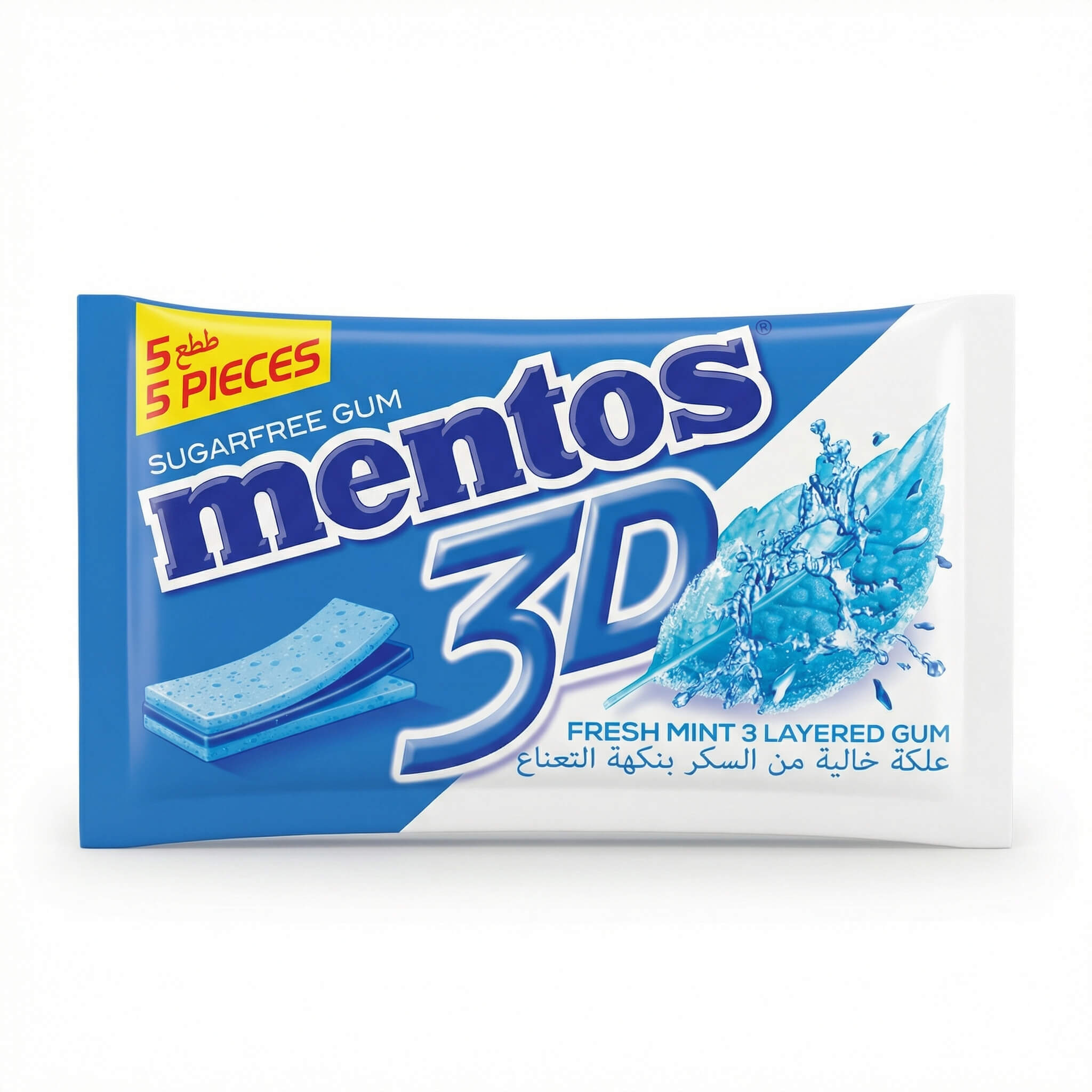 Mentos 3D Fresh Mint Sugarfree Gum