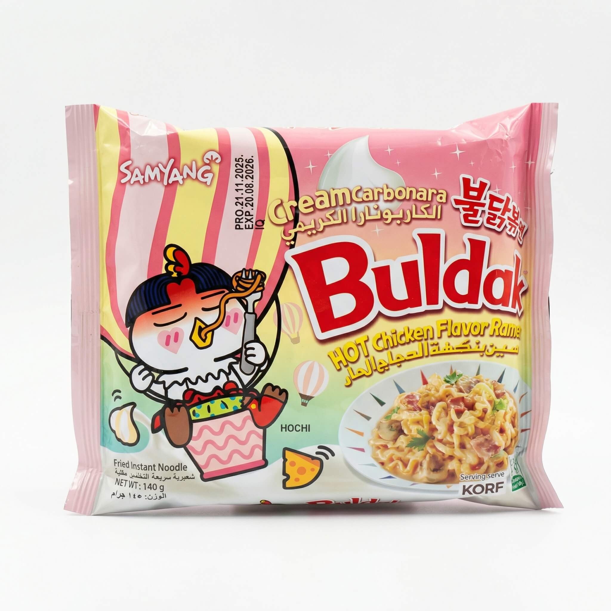 Samyang Buldak Cream Carbonara Hot Chicken Flavor Ramen