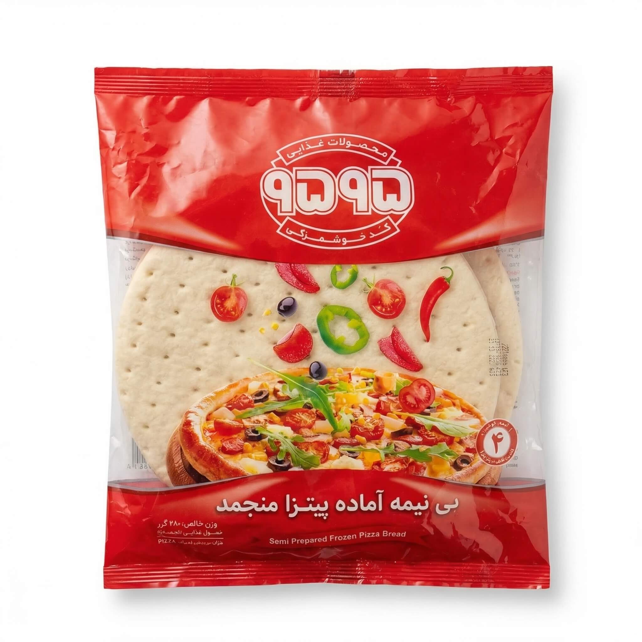 9595 Semi-Prepared Frozen Pizza Bread