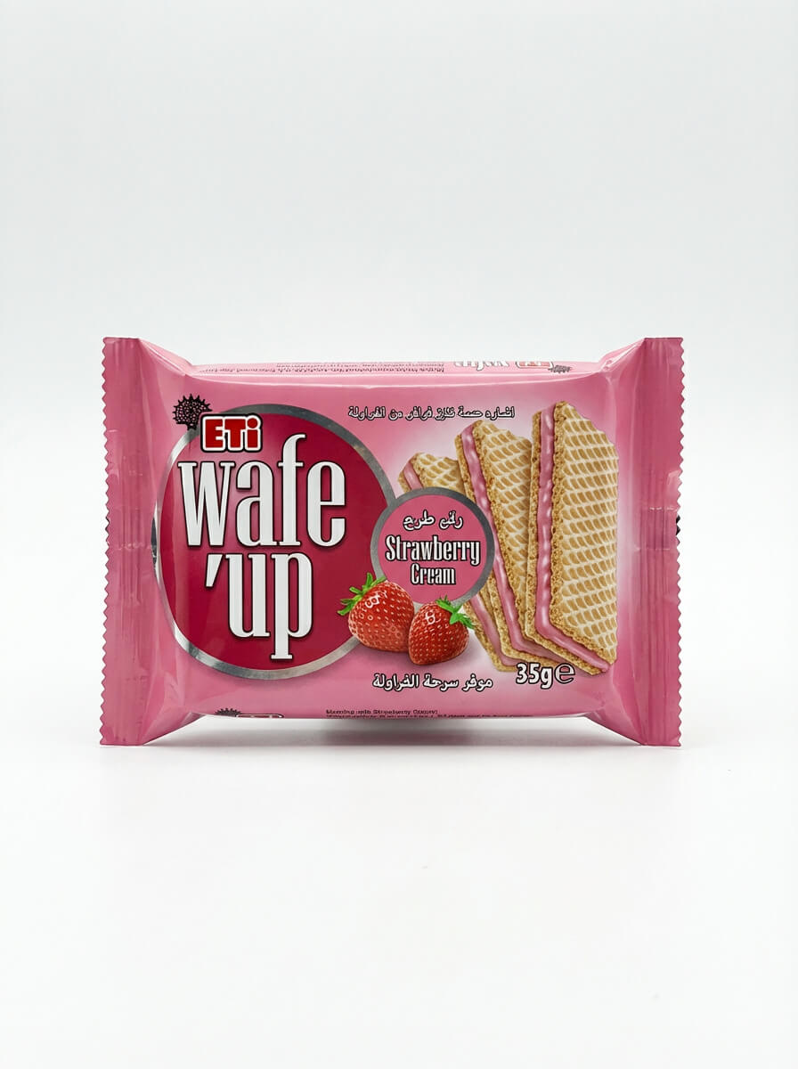 Eti Wafe Up Wafer with Strawberry Cream
