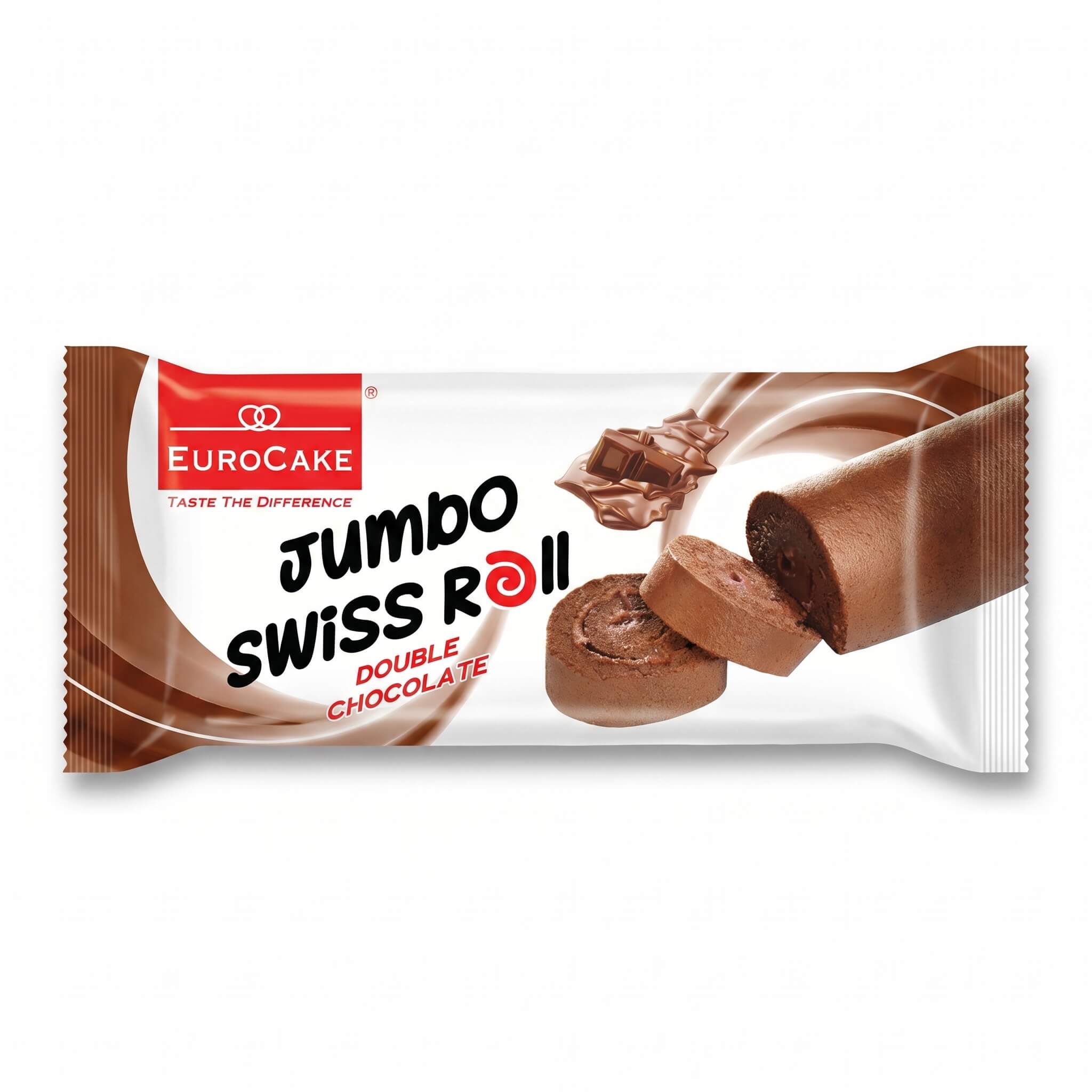 Eurocake Jumbo Swiss Roll Double Chocolate