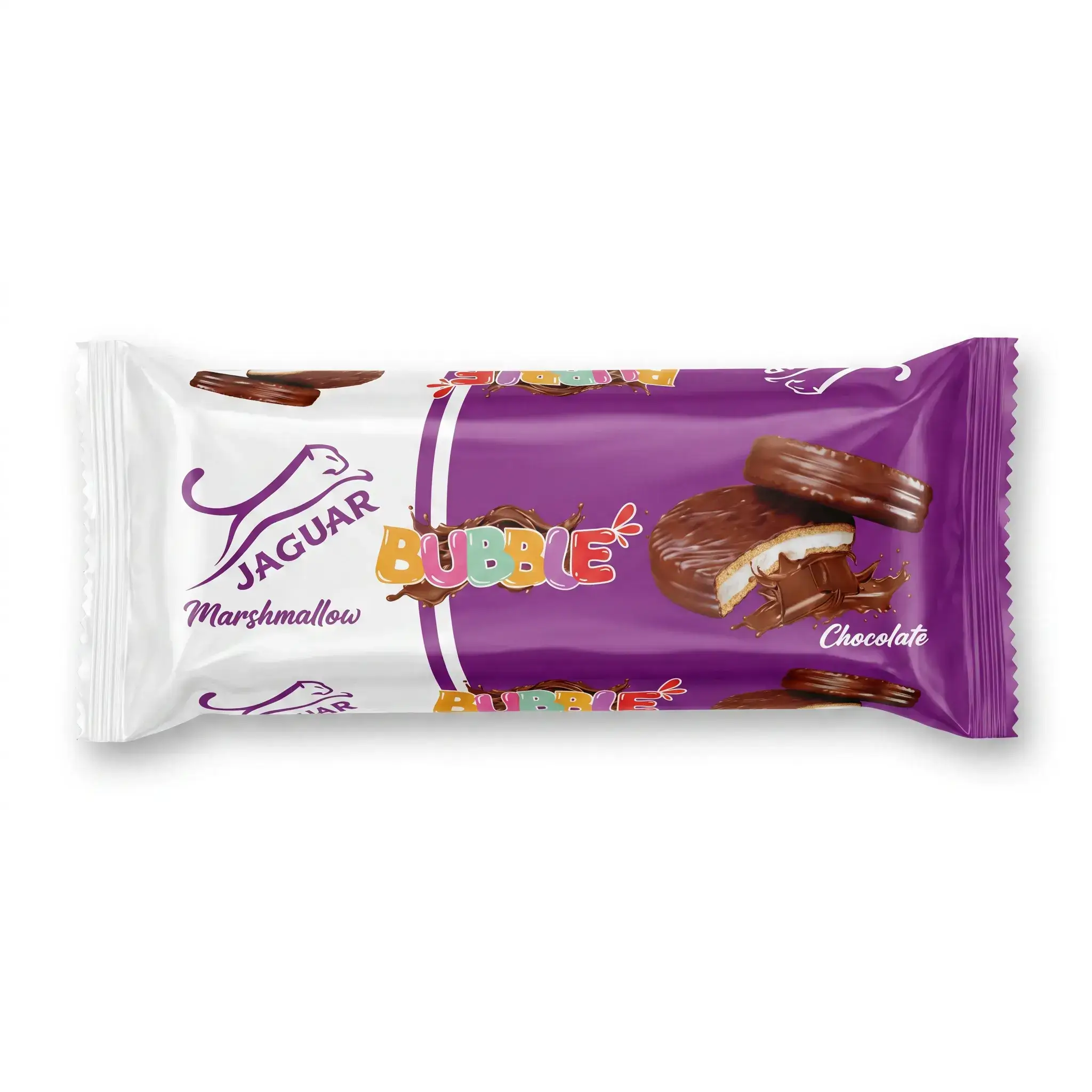 Jaguar Bubble Marshmallow Chocolate Biscuits