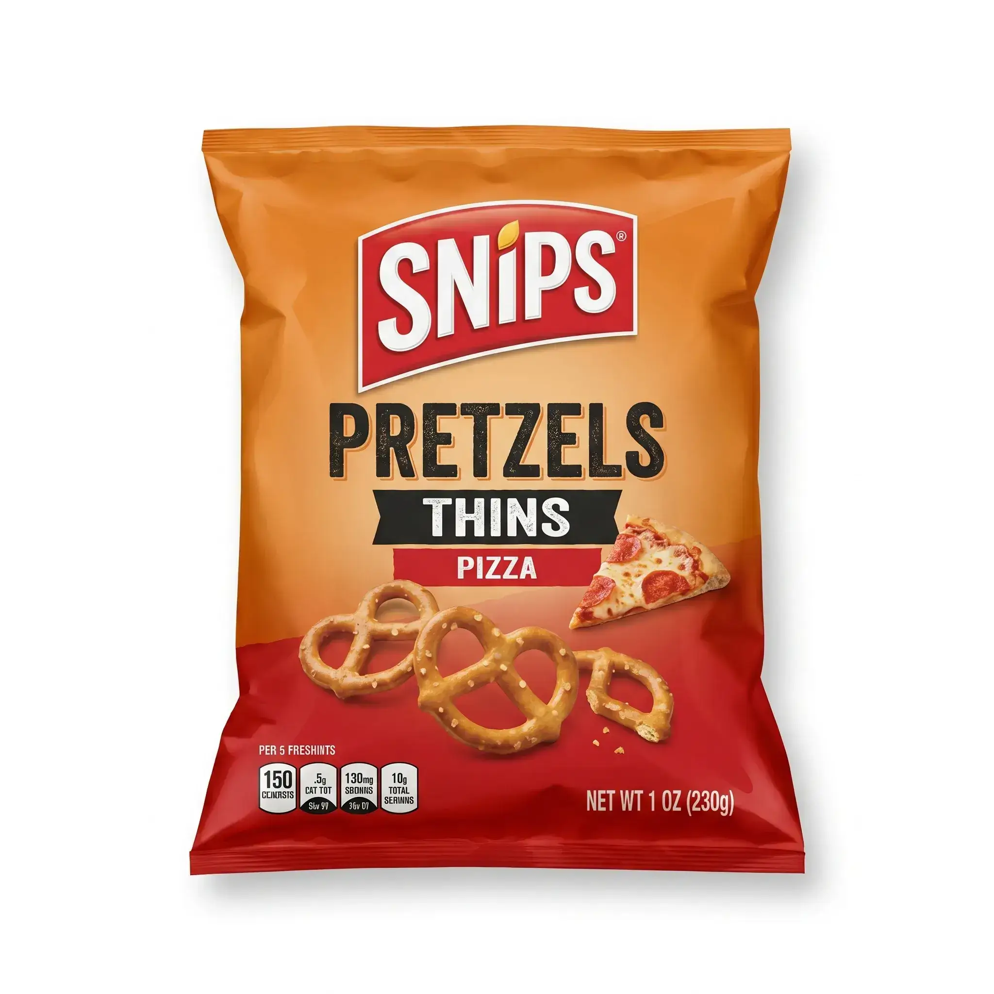 Snips Pretzels Thins Pizza