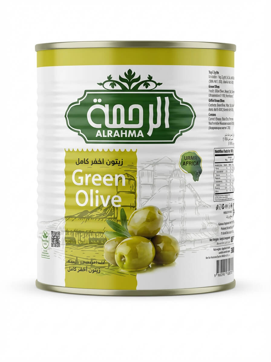 Alrahma Green Olives Whole