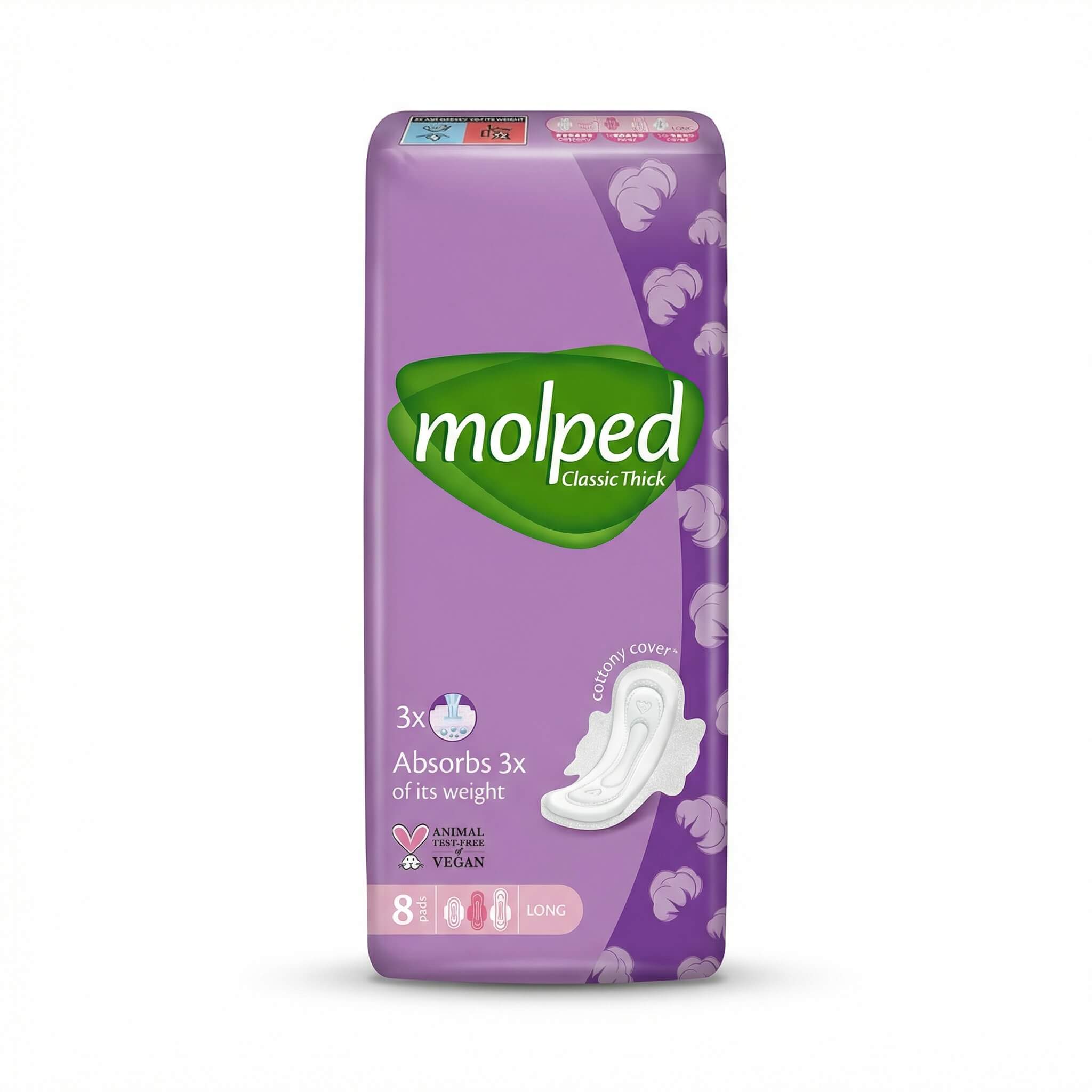 Molped Classic Thick Sanitary Pads Long
