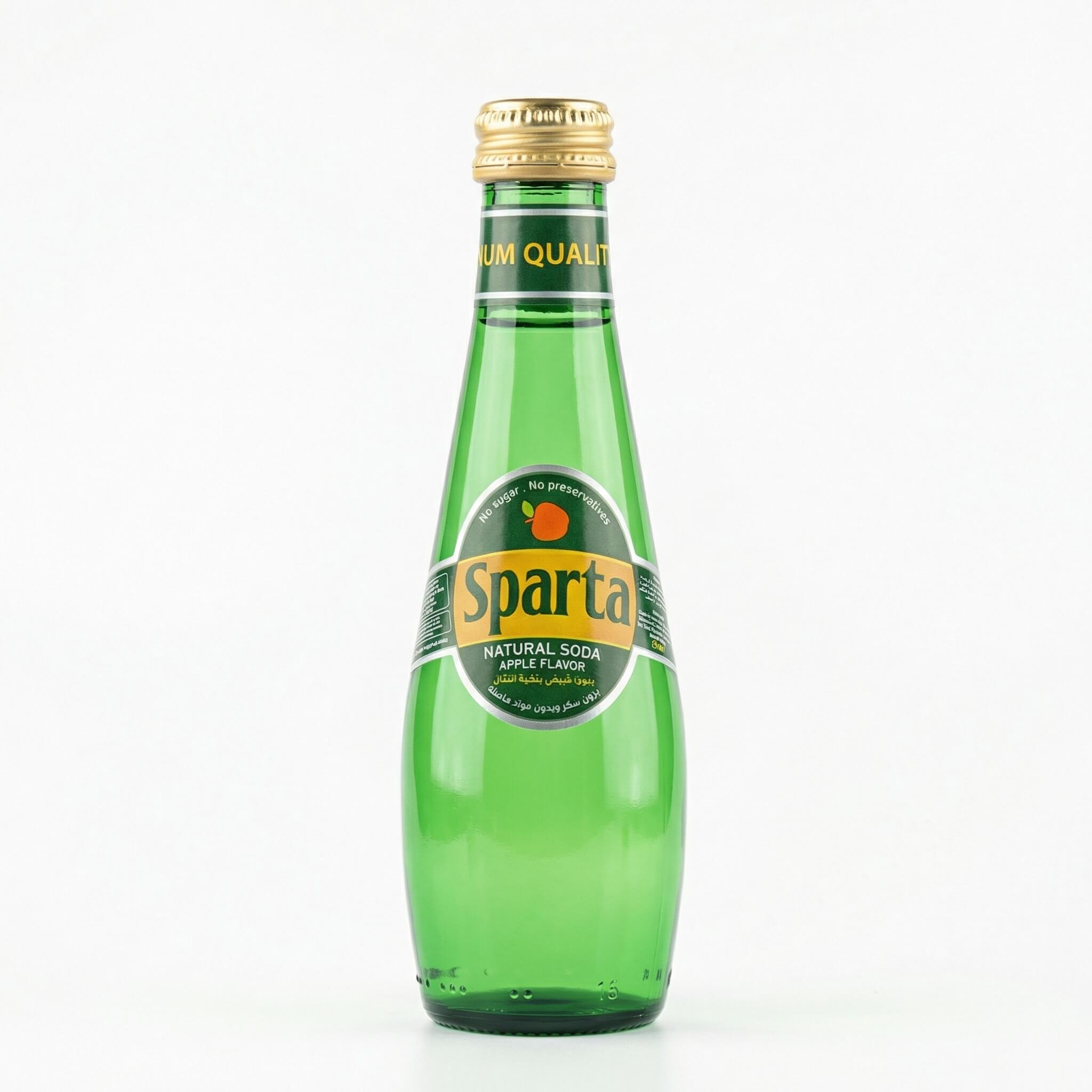 Sparta Natural Soda Apple Flavor