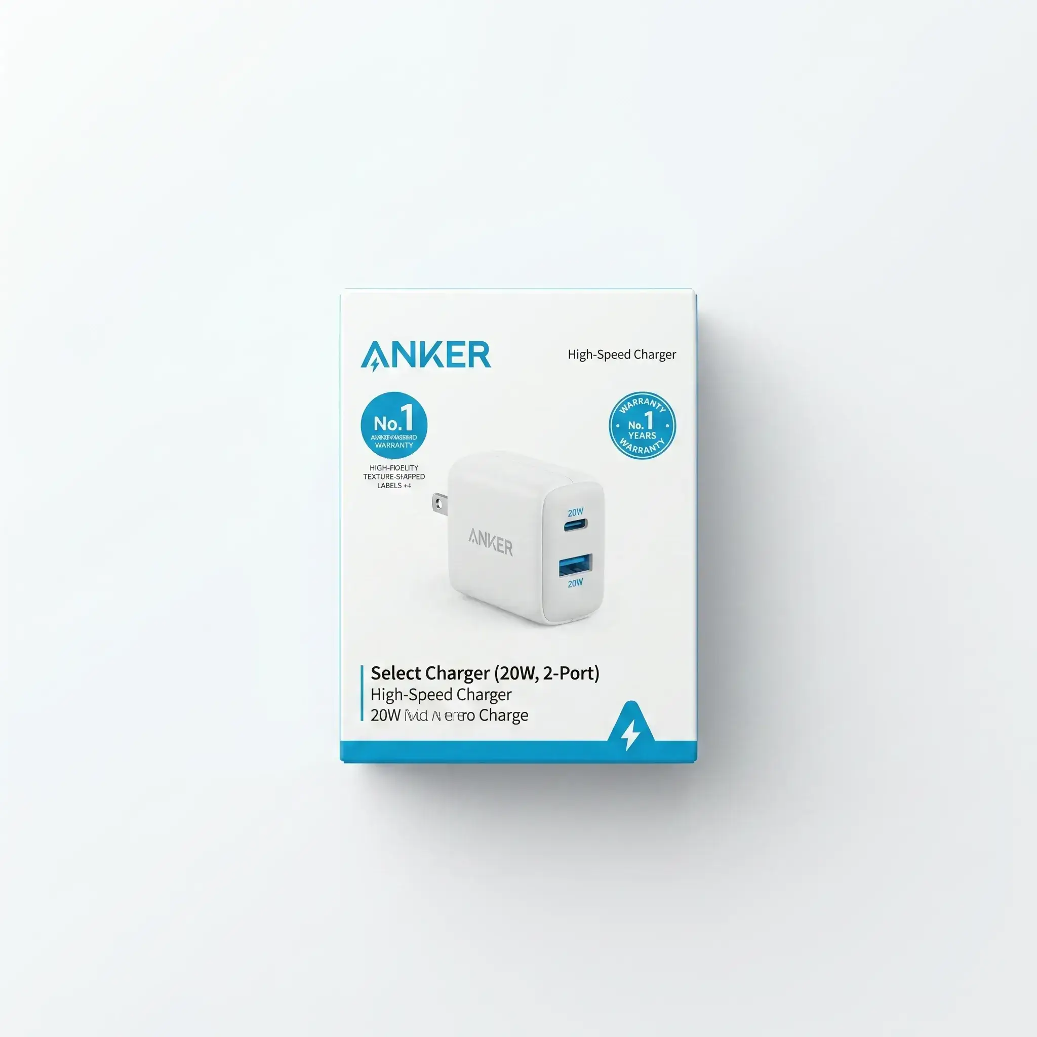 Anker Select Charger (20W, 2-Port) High-Speed Charger