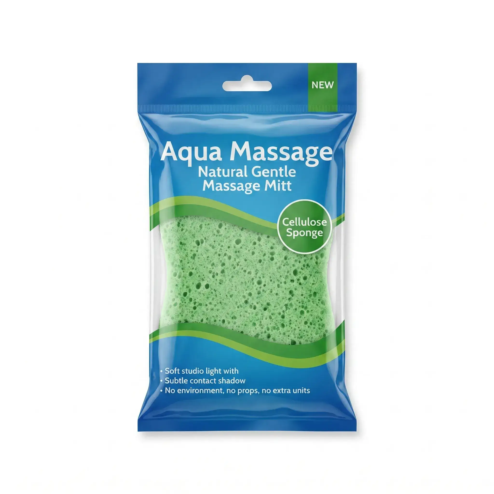 Aqua Massage Natural Gentle Massage Mitt