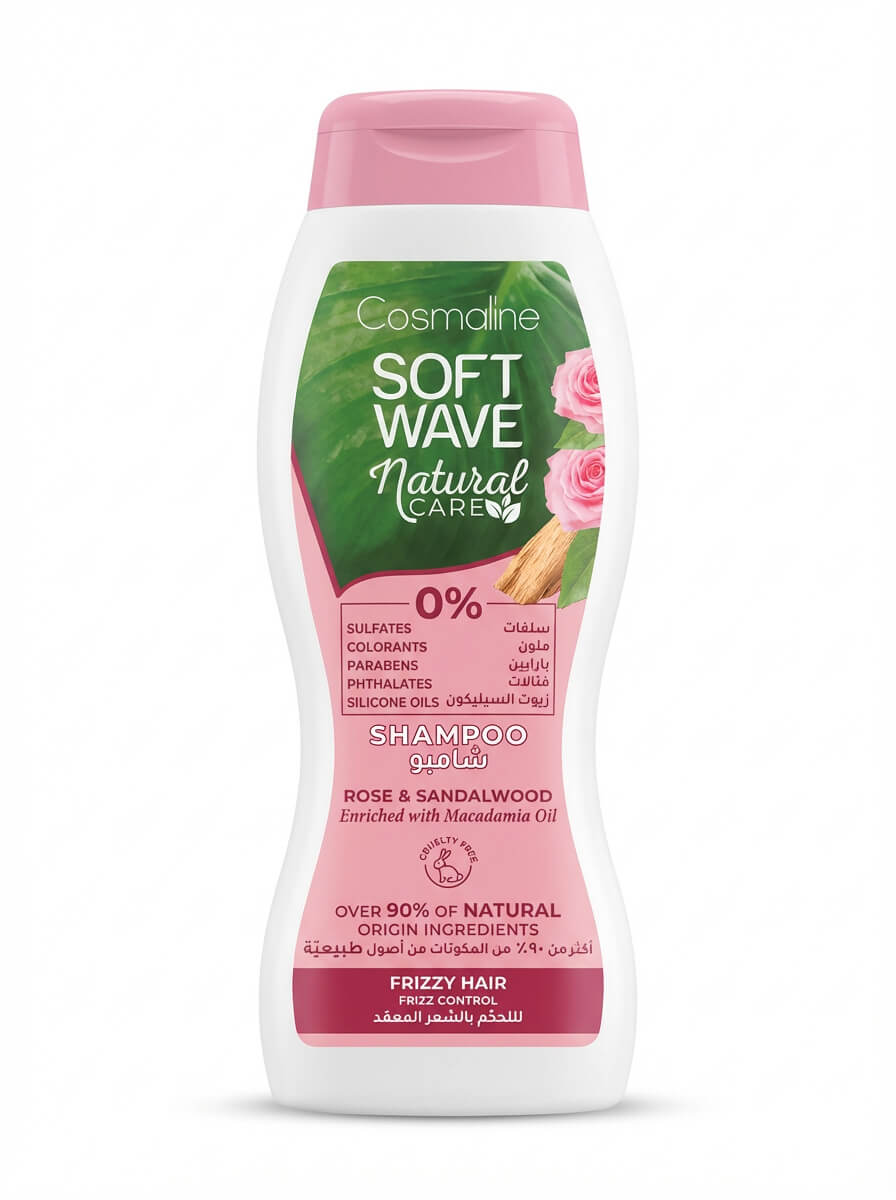 Cosmaline Soft Wave Natural Care Shampoo Rose & Sandalwood
