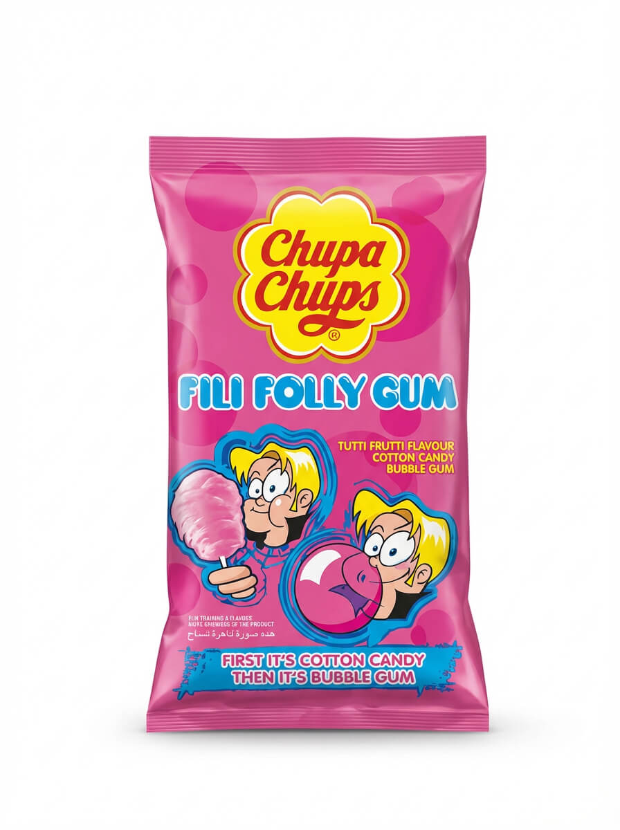 Chupa Chups Fili Folly Gum Tutti Frutti