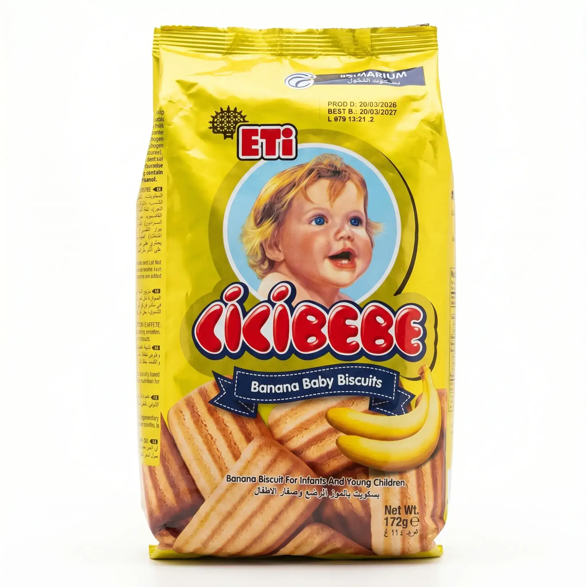 Eti Cicibebe Banana Baby Biscuits