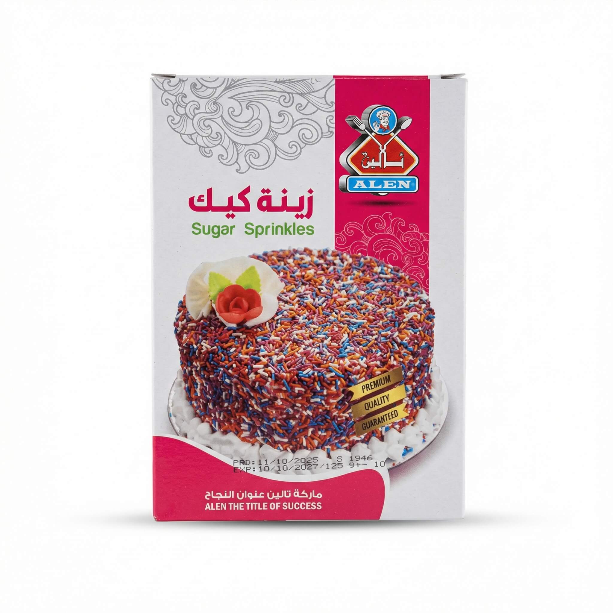 Alen Sugar Sprinkles Cake Decoration